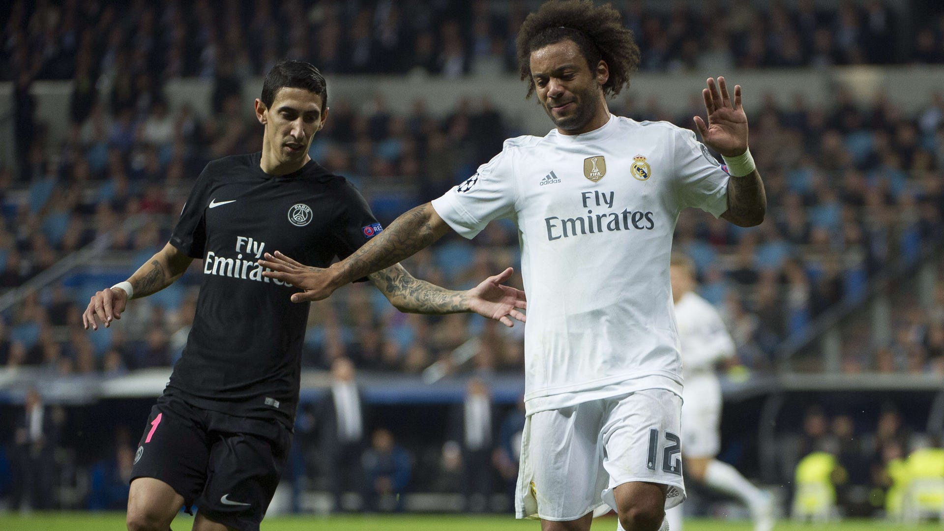Marcelo Real Madrid PSG Champions League 11.03.2015