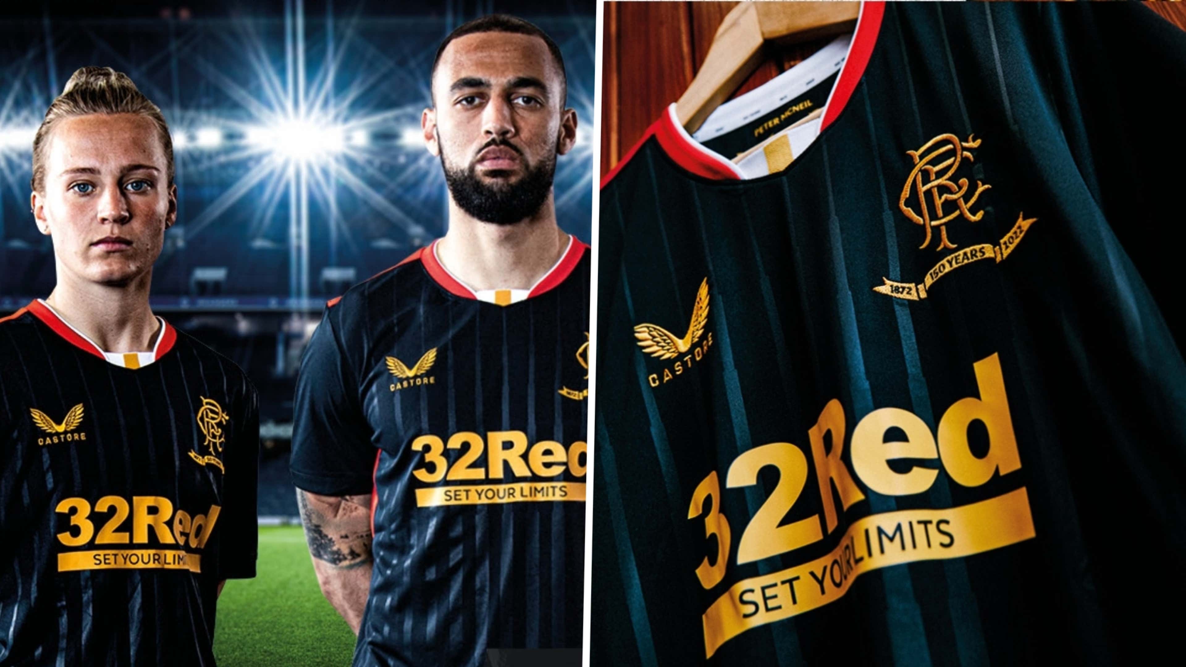  Castore 2021-2022 Rangers Third Football Soccer T-Shirt Jersey  : Sports & Outdoors