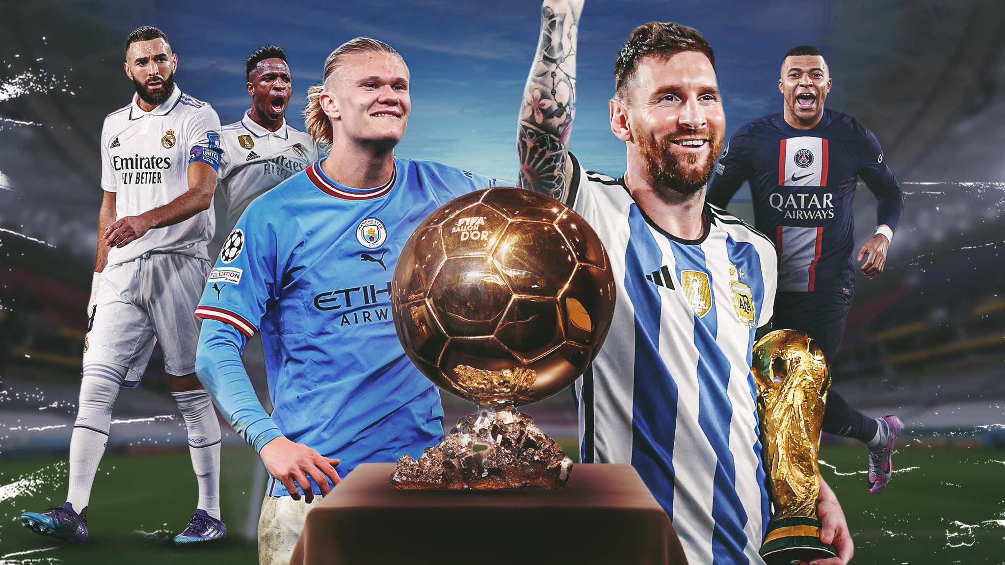 Ballon d'Or 2023 Messi, Haaland, Mbappe et les premiers favoris pour