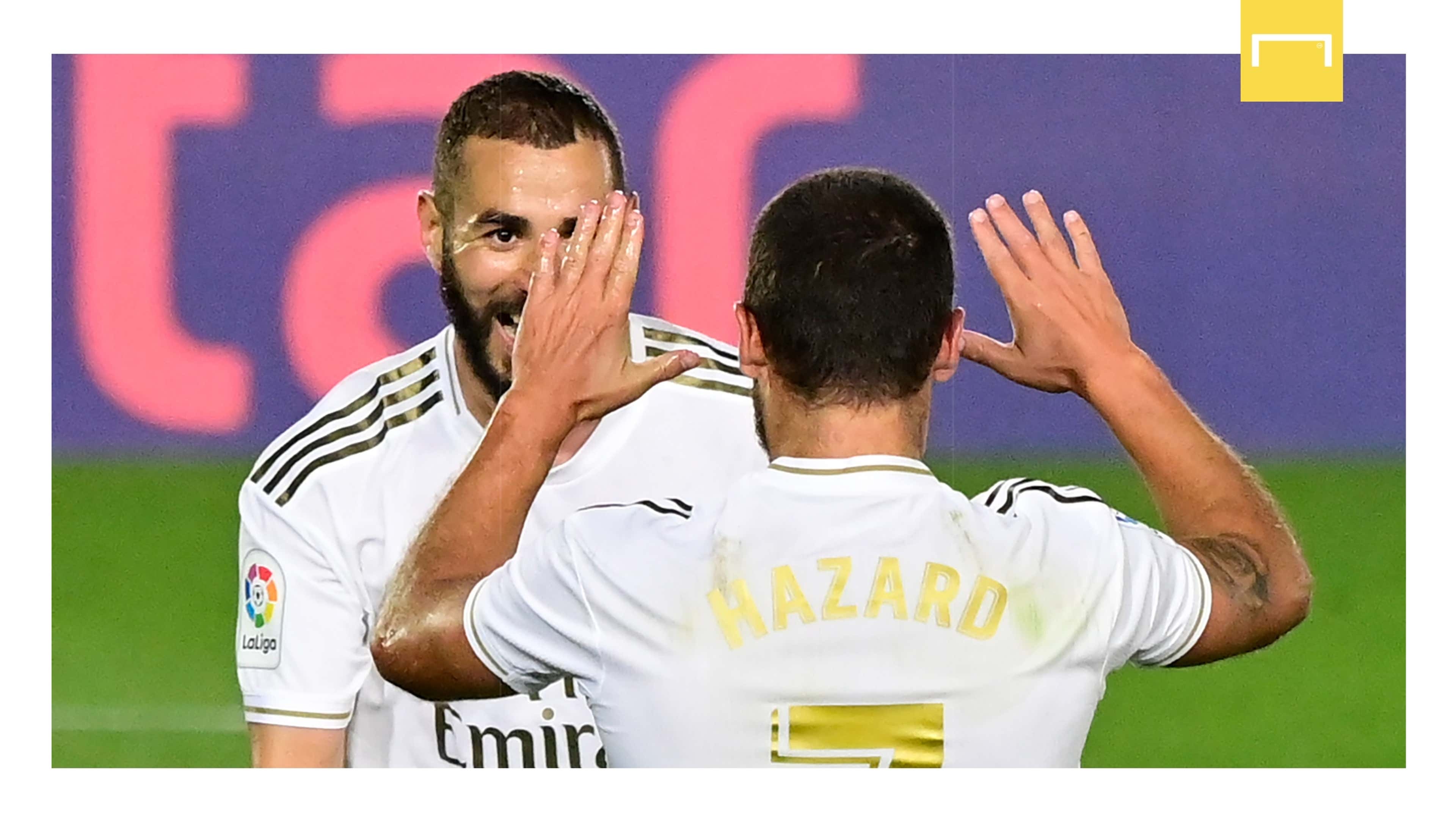 Eden Hazard Karim Benzema Real Madrid GFX