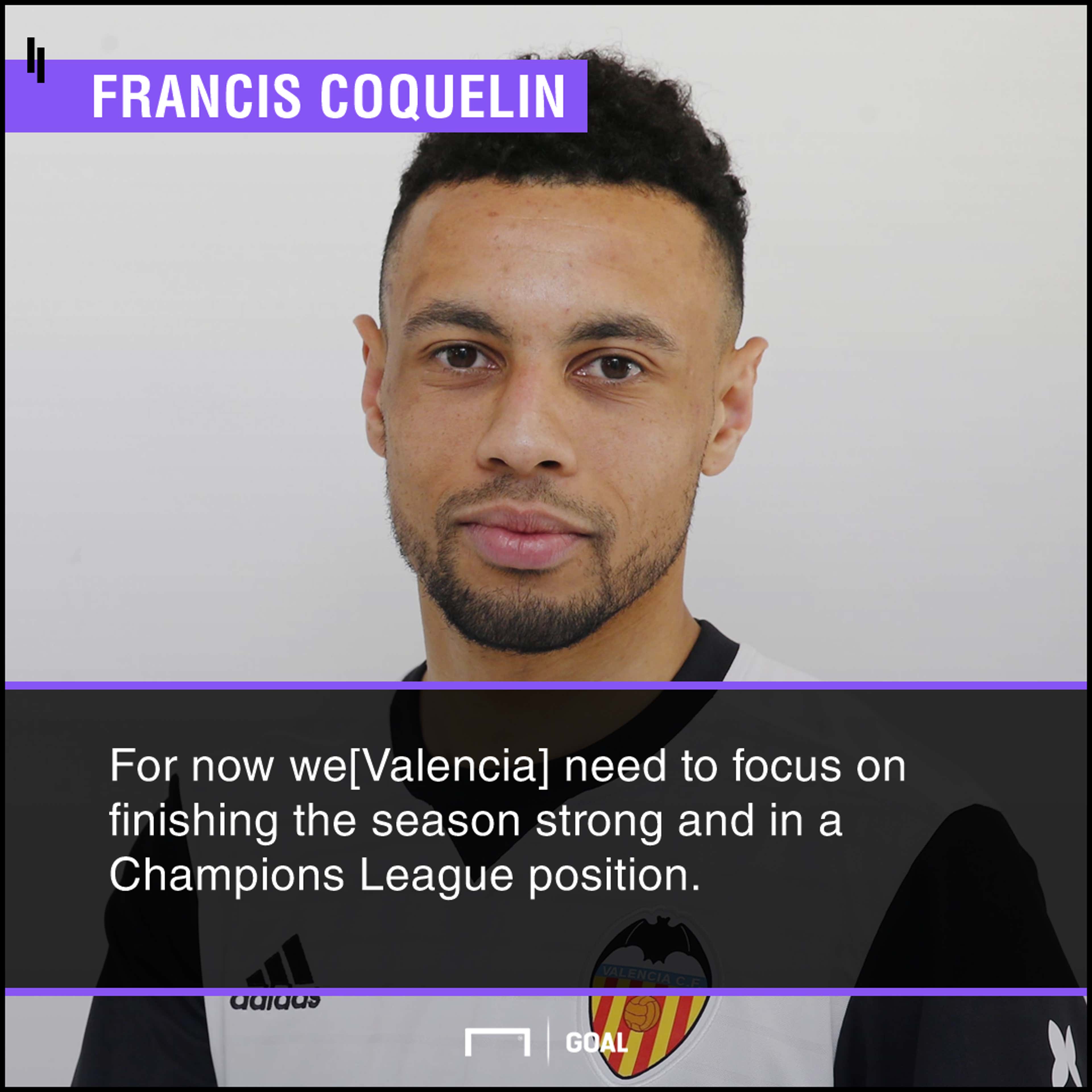 Francis Coquelin on Valencia priority this season