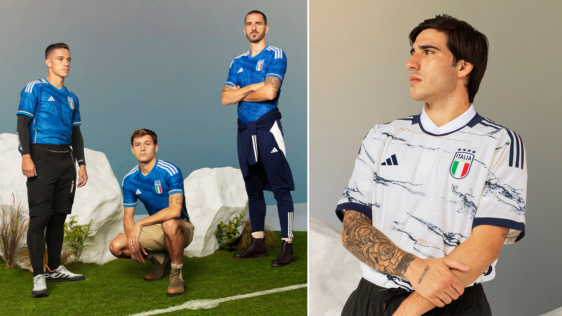 Encogimiento Reparador buffet adidas and Italy unveil the all-new Italy 23 kits infused with Italian  heritage | Goal.com US