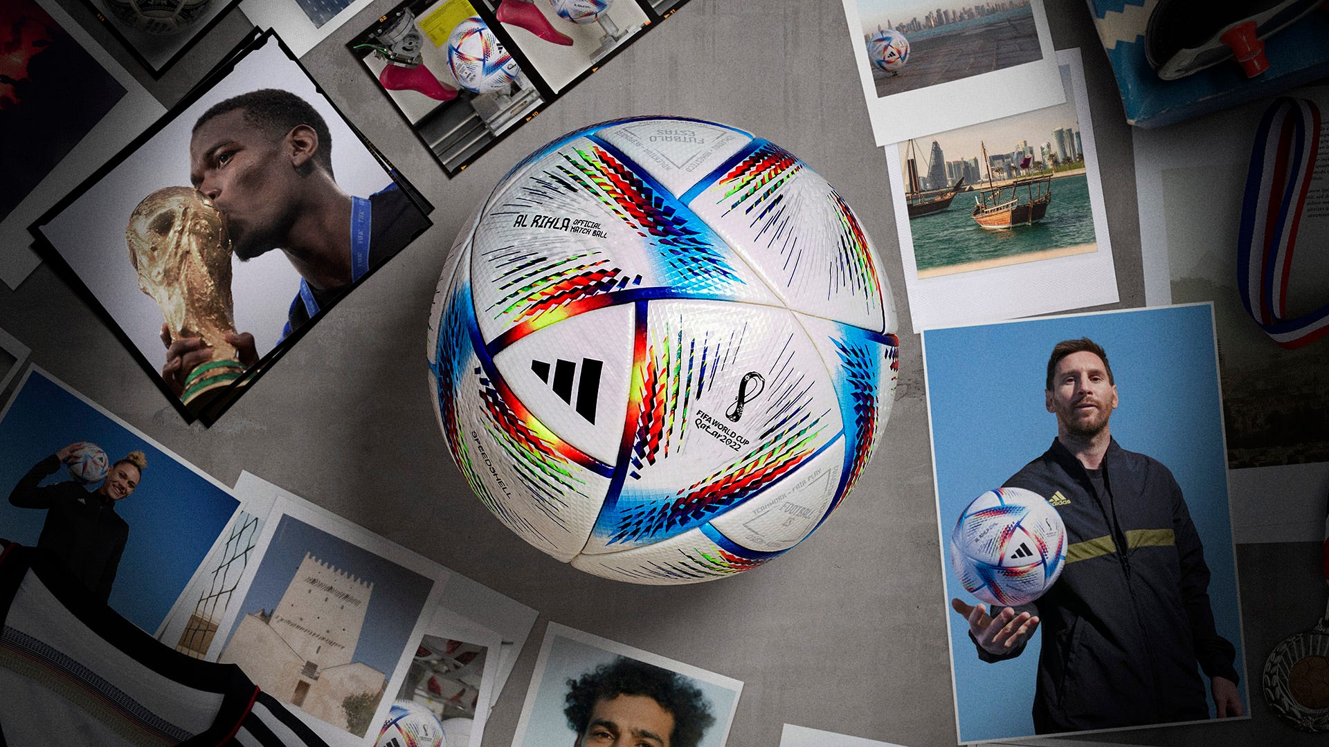 2022年カタール・ワールドカップ公式球「アル・リフラ」のデザイン 