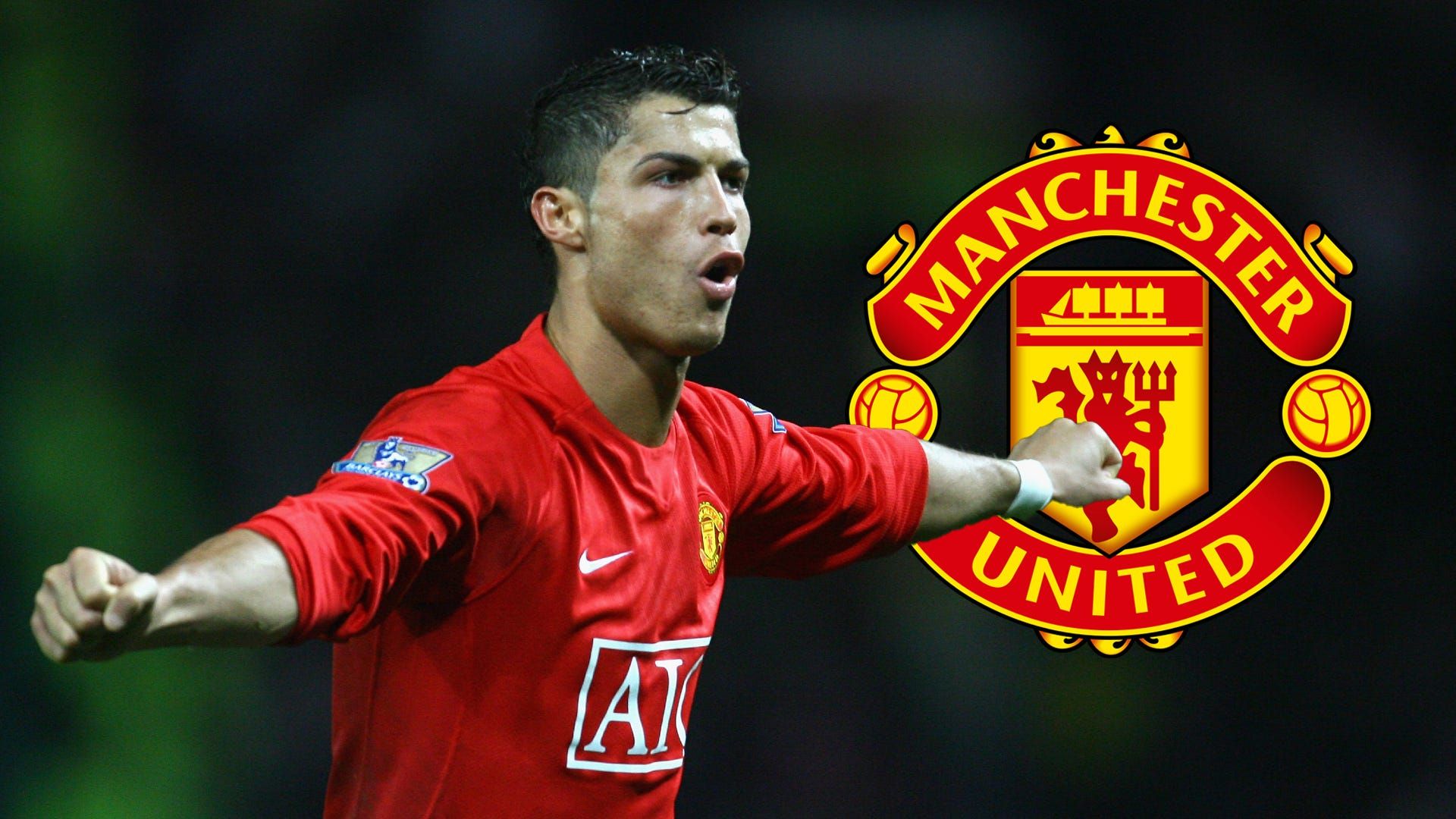 ronaldo manchester united jersey number