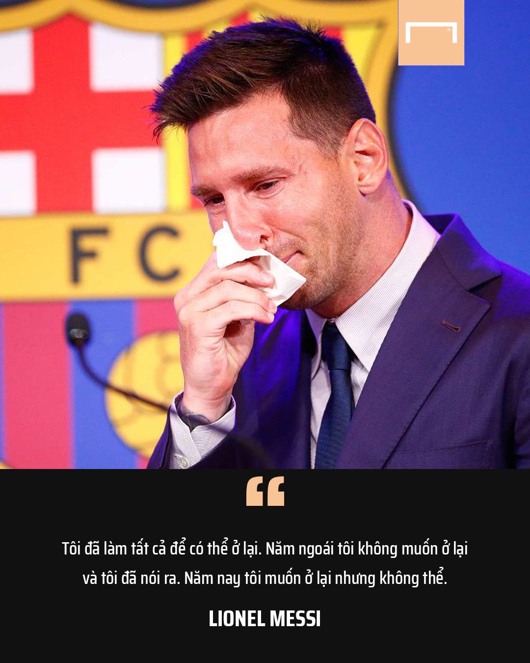 Lionel Messi quote Barcelona