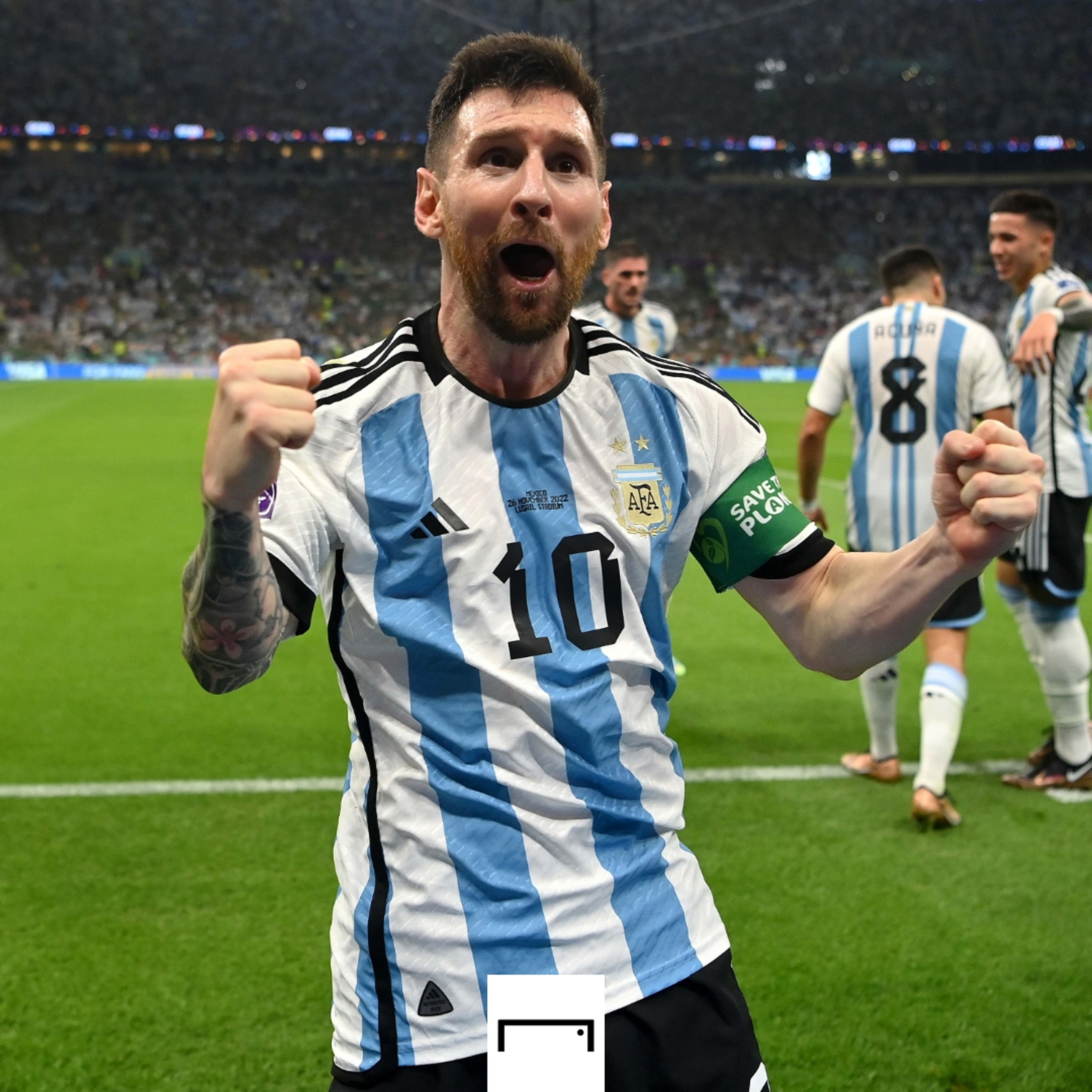 Lionel Messi Argentina Mexico 2022 World Cup GFX