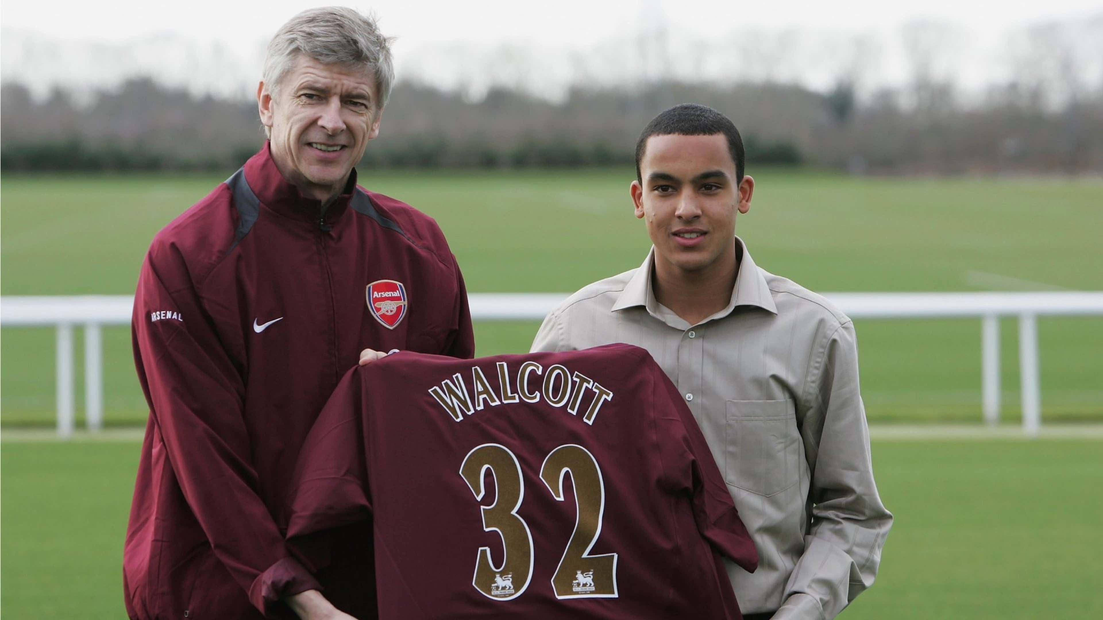 Arsene Wenger Theo Walcott 2006