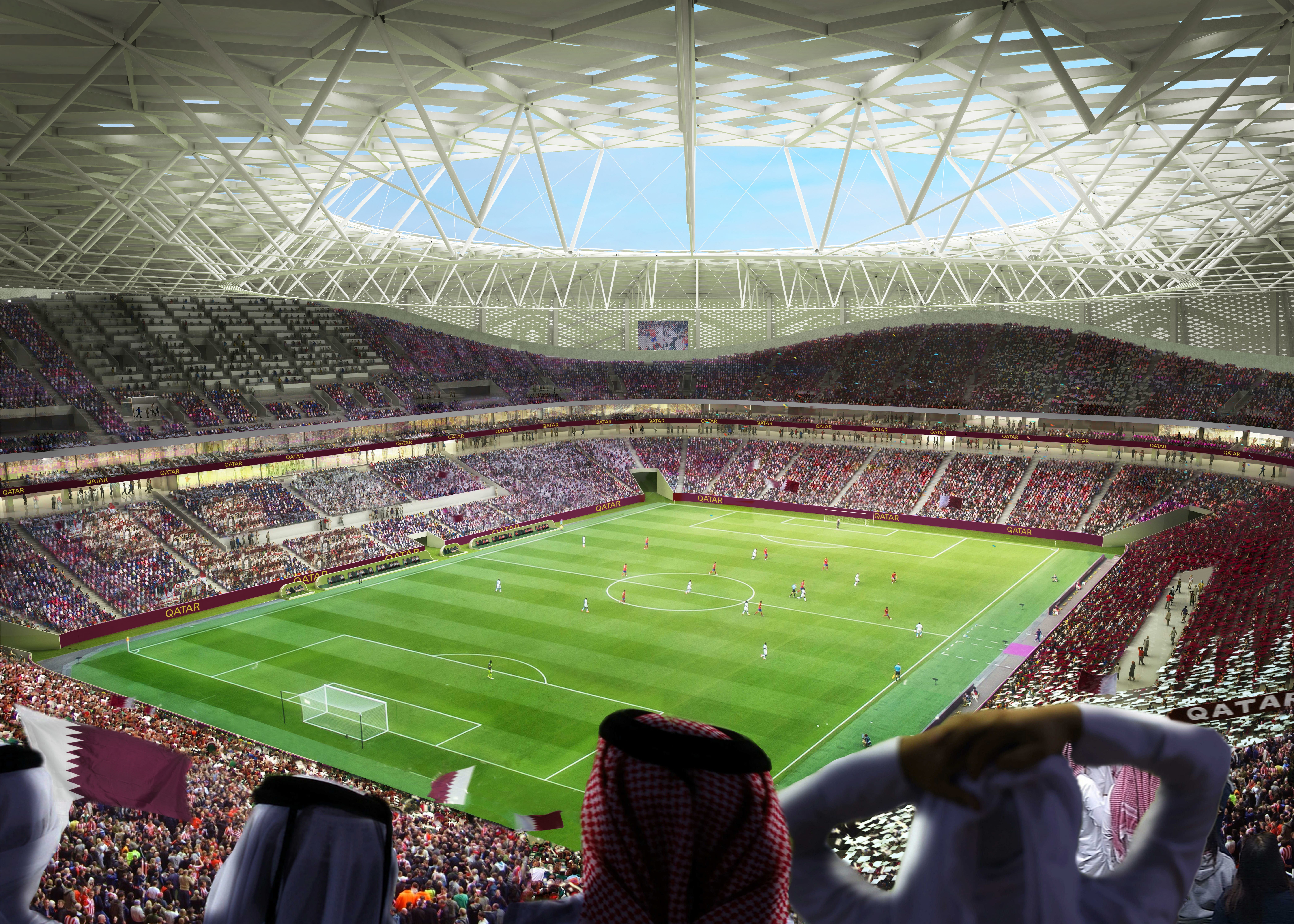 World stadiums. Аль Тумама стадион в Катаре. Футбольный стадион ЧМ 2022. Доха стадион для ЧМ 2022. Стадион Qatar 2022.