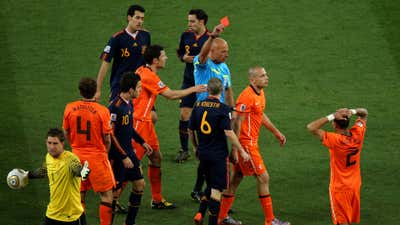 John Heitinga, 2010 World Cup final, Netherlands Spain