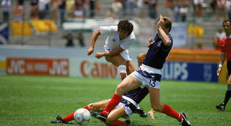 Scotland  Uruguay World Cup 1986