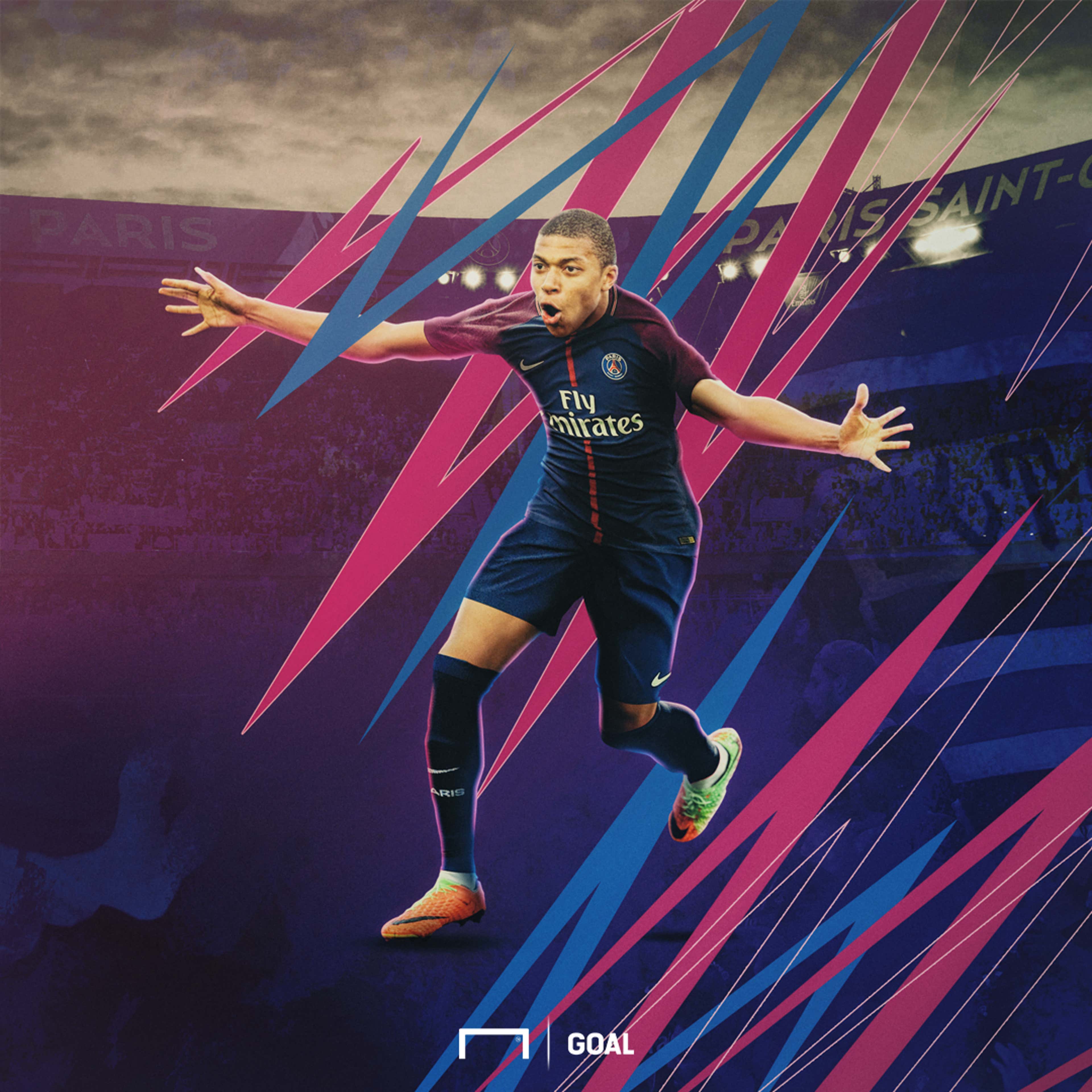 Kylian Mbappe PSG Graphic