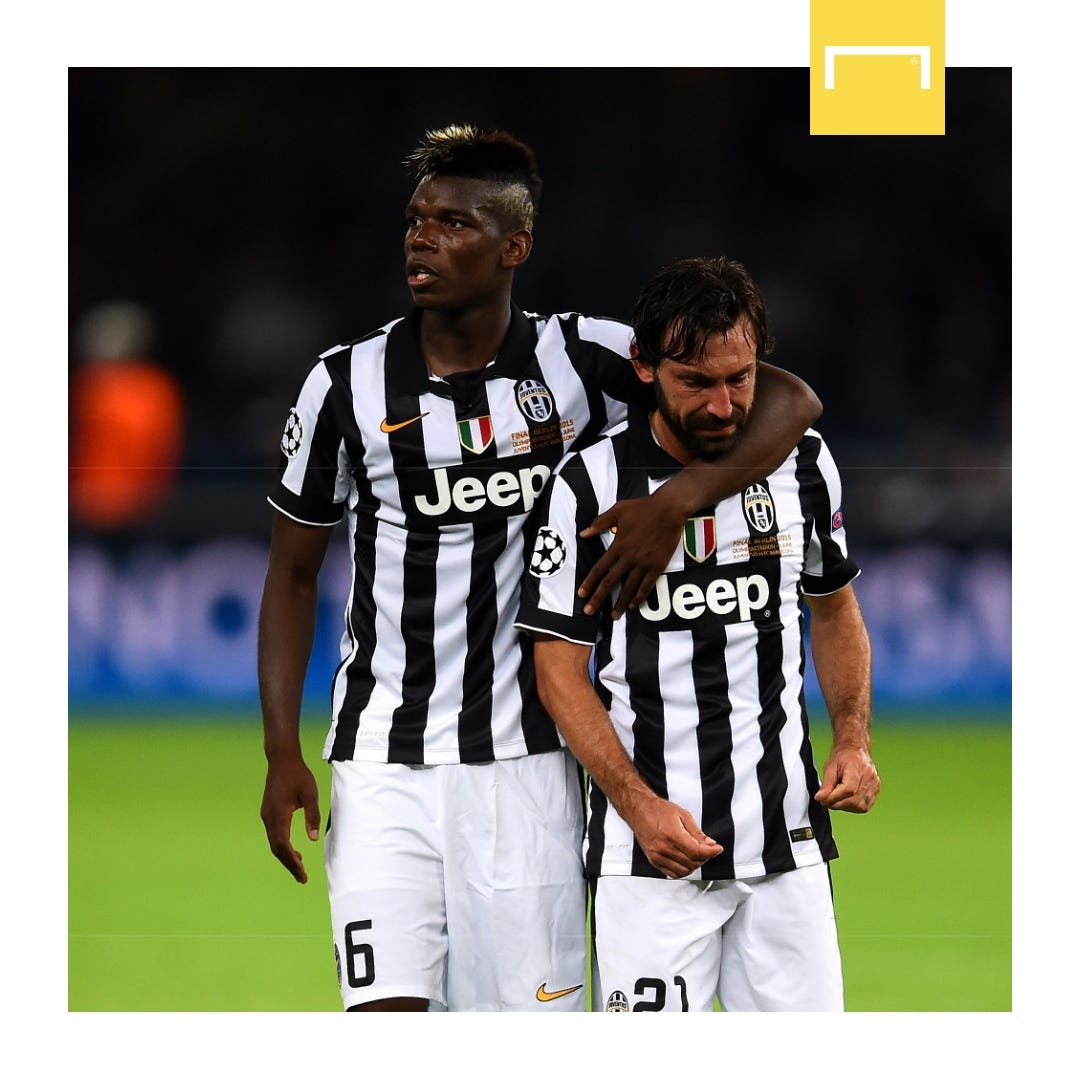 Paul Pogba Andrea Pirlo Juventus GFX