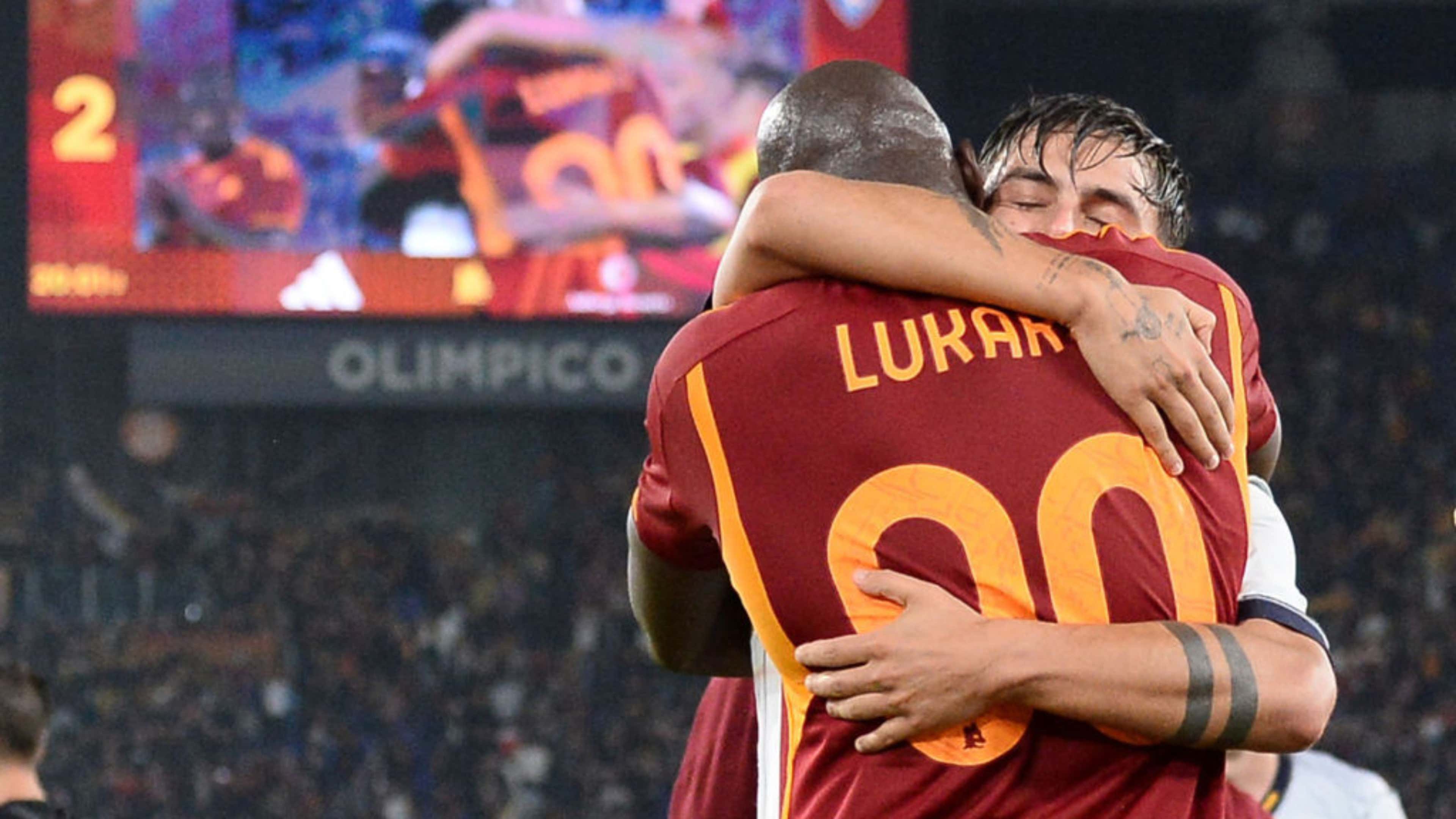 Lukaku Dybala Roma Lecce 2023 2024