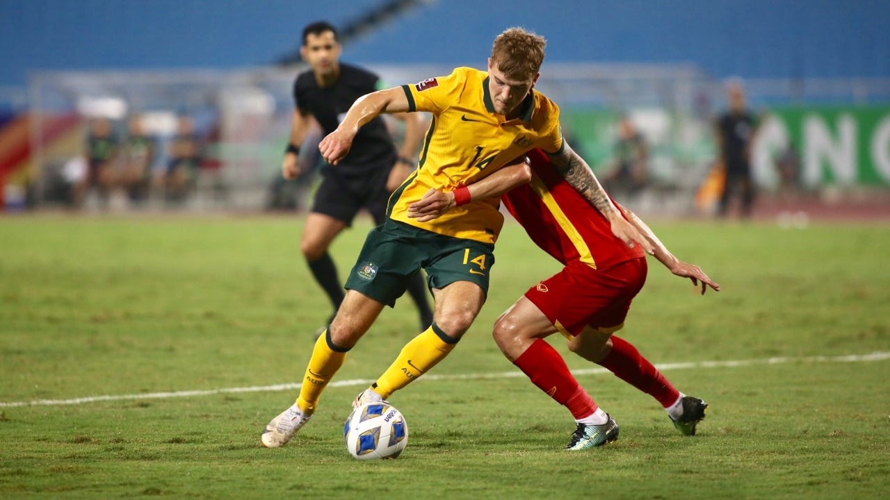 Riley McGree Vietnam vs Australia World Cup 2022 Qualification 07092021