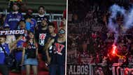 Universidad de Chile Colo Colo barras en Copa Libertadores