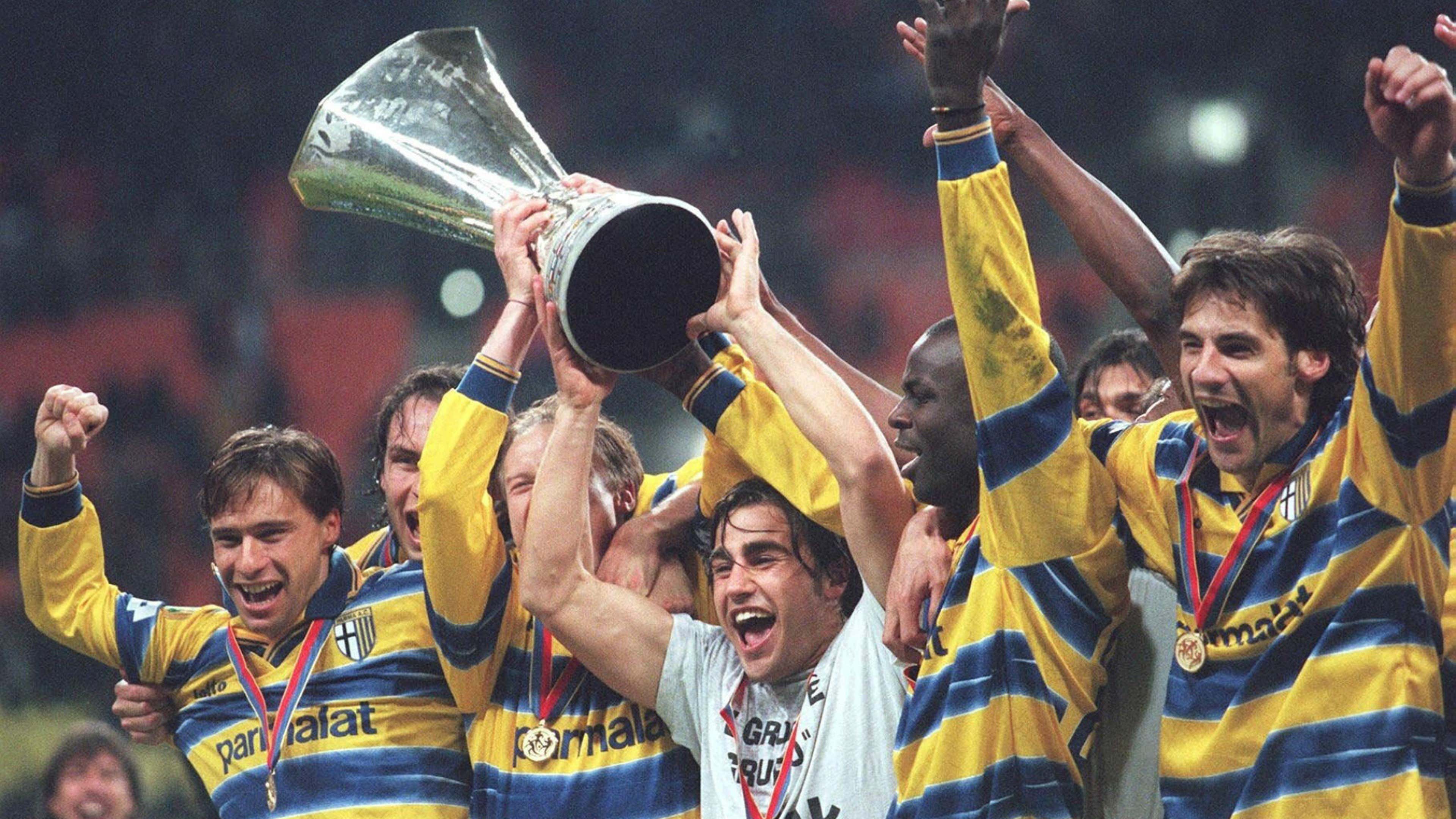 Уефа 1998. Паоло Ваноли Парма Кубок УЕФА. Финал Кубка УЕФА 1999. Лацио Кубок кубков 1999. Parma 1998-1999.