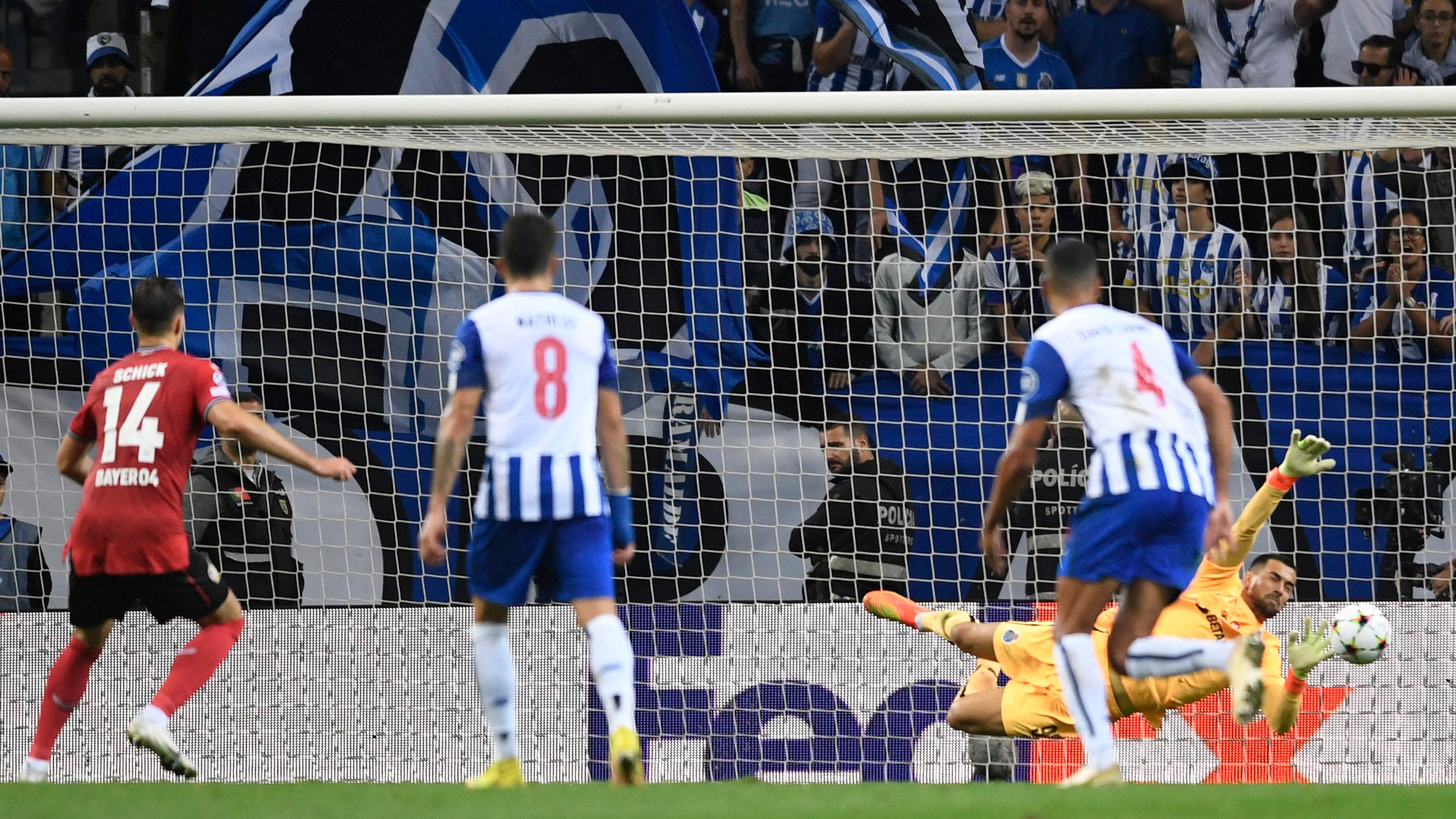 WATCH: VAR chaos before Schick's penalty shocker for Leverkusen in Porto | Goal.com