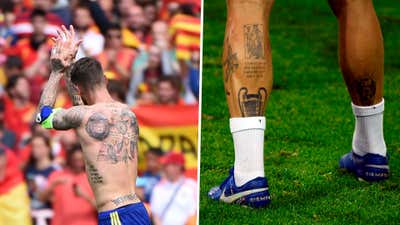 Sergio Ramos tattoo