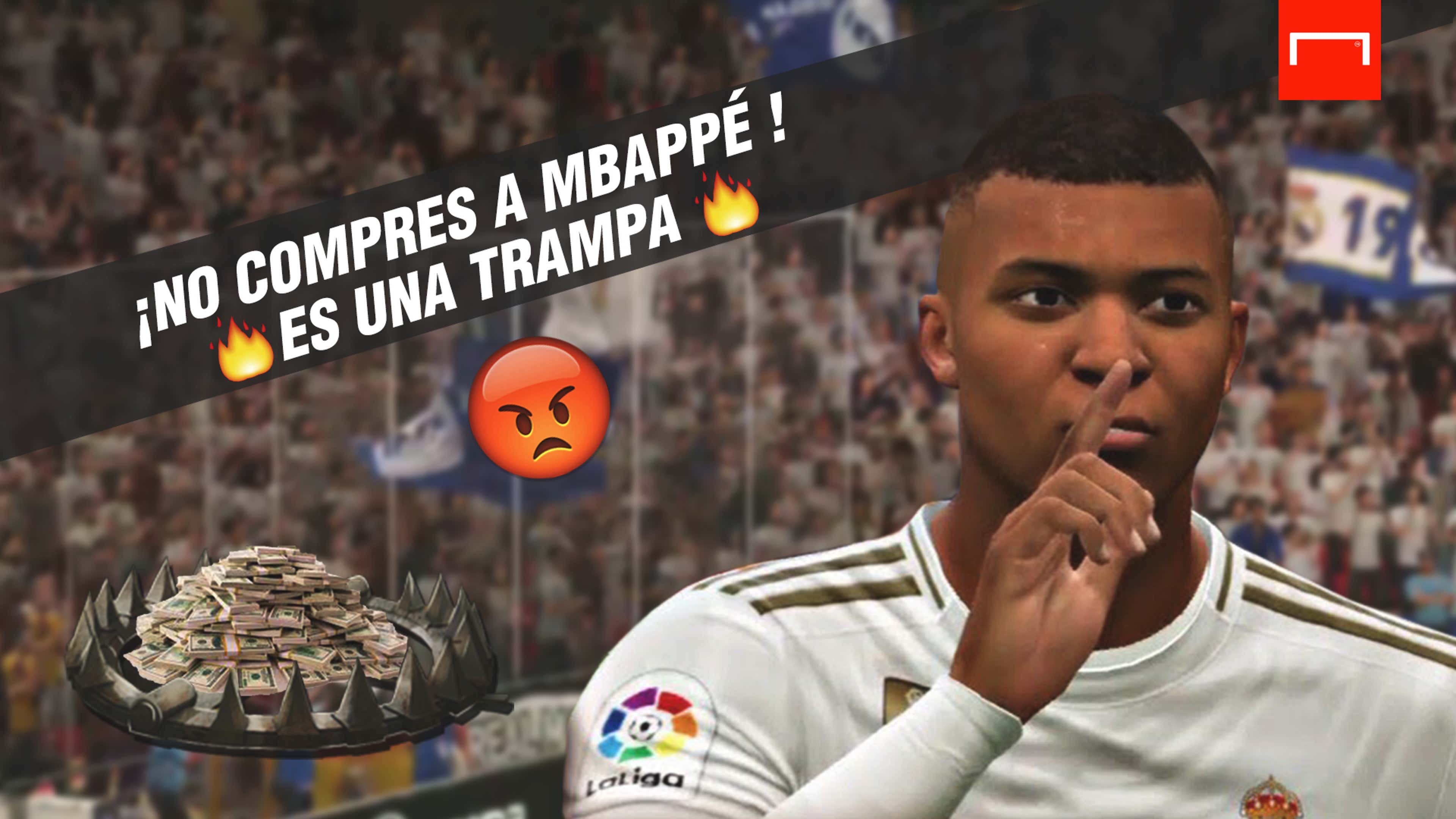 Mbappé simulación Real Madrid