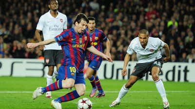 Lionel Messi Arsenal 2010