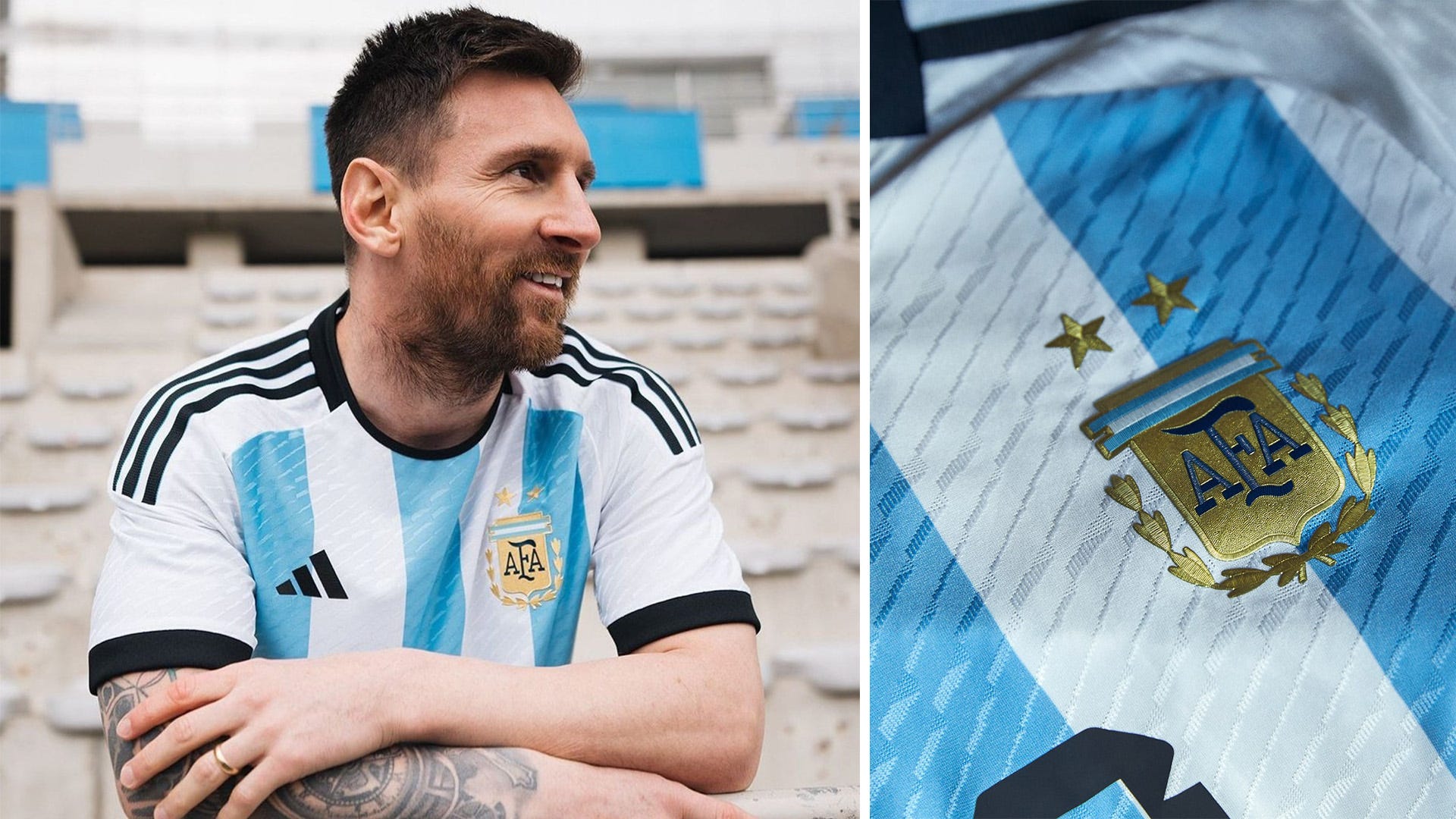 adidas go classic with a twist for Argentina's 2022 World Cup home kit |   UK