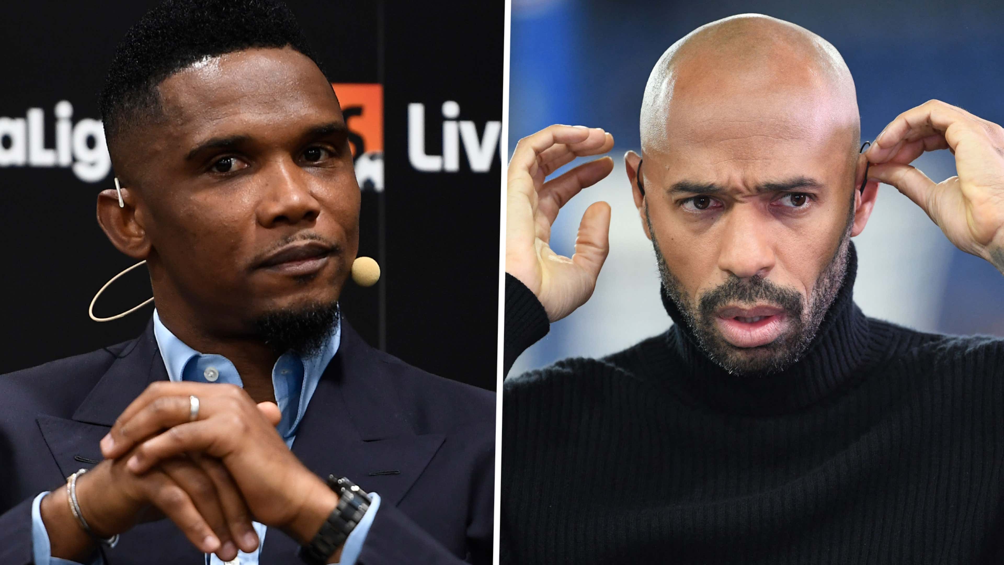 Eto'o sensationally claims Anelka was better than Thierry Henry