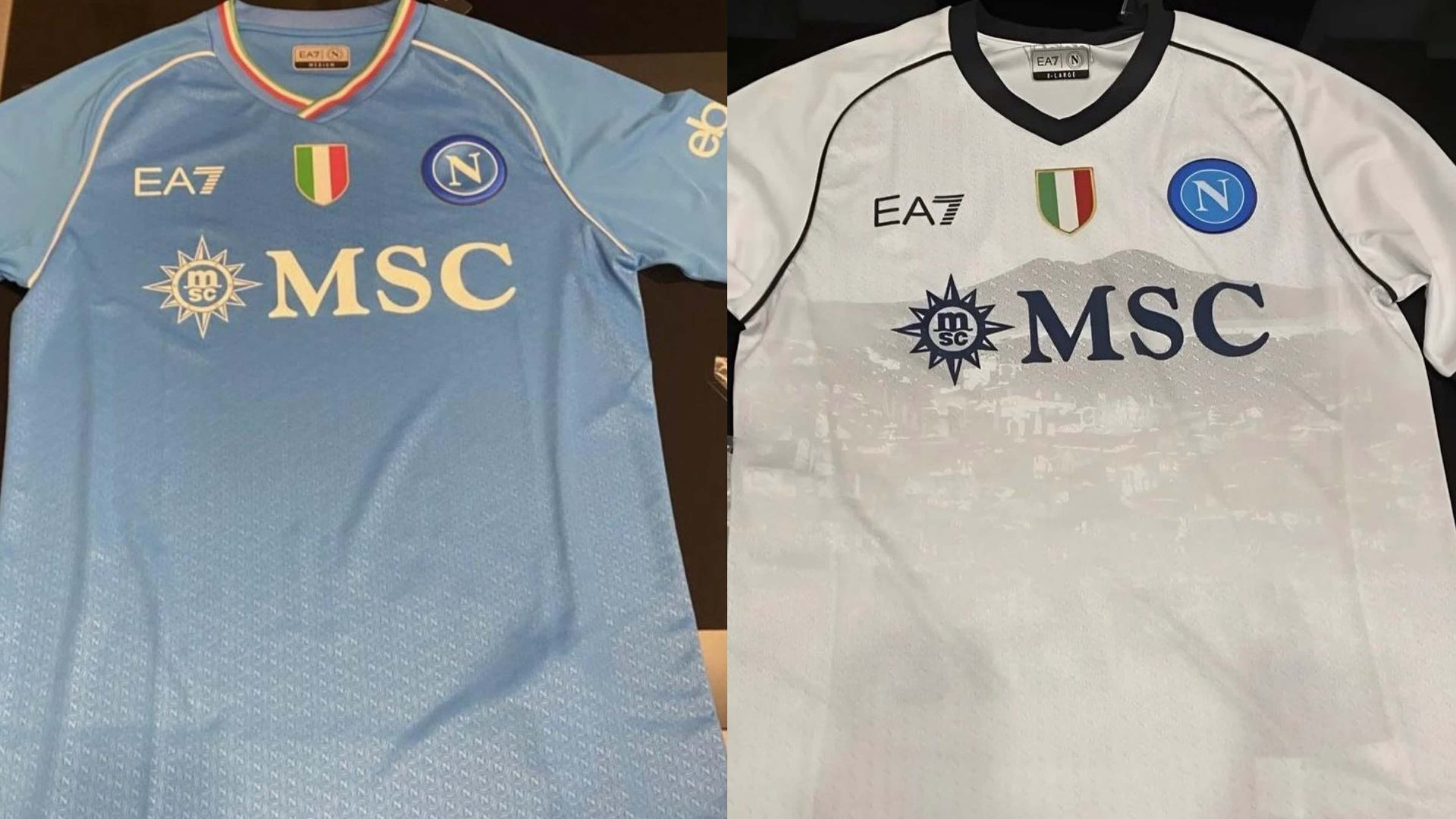 Presentate le nuove maglia del Napoli 2023/24: Scudetto al centro