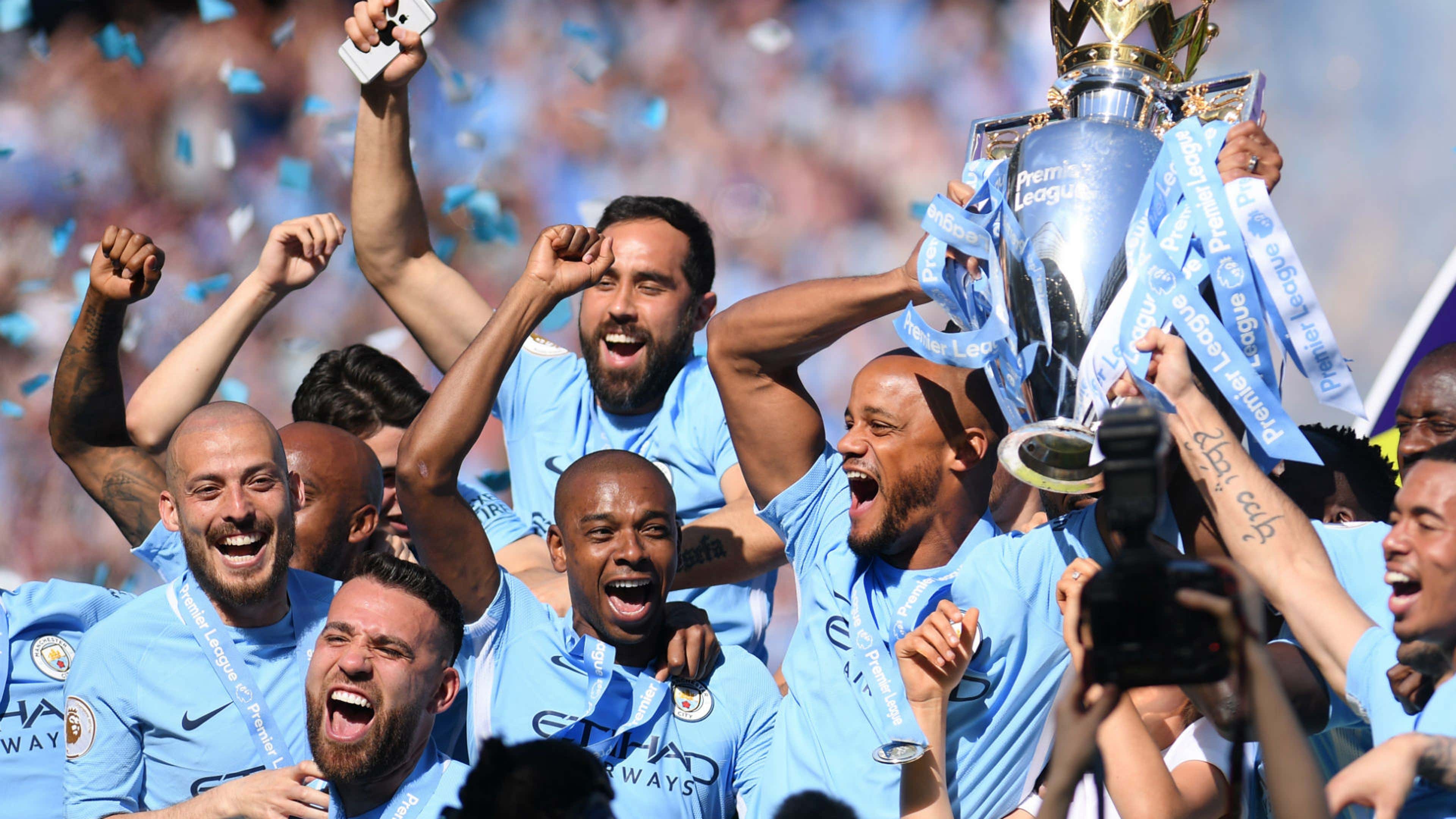 Manchester City Premier League title 2017-18