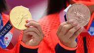 tokyo 2020 gold silver medal