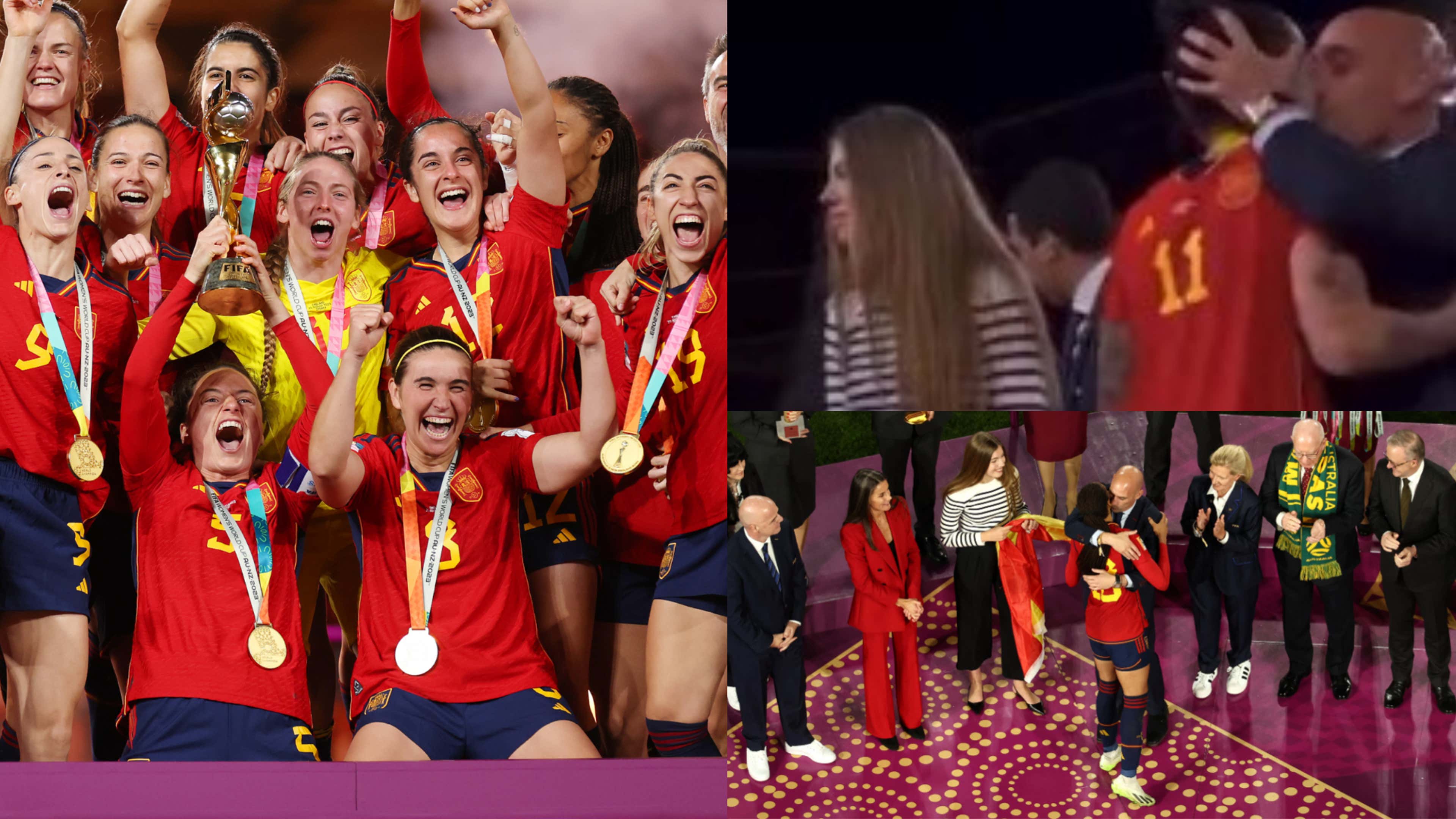 I made a mistake for sure': Spain FA President Luis Rubiales apologises for  grabbing and kissing Barcelona star Jennifer Hermoso on podium after World  Cup win | Goal.com English Oman