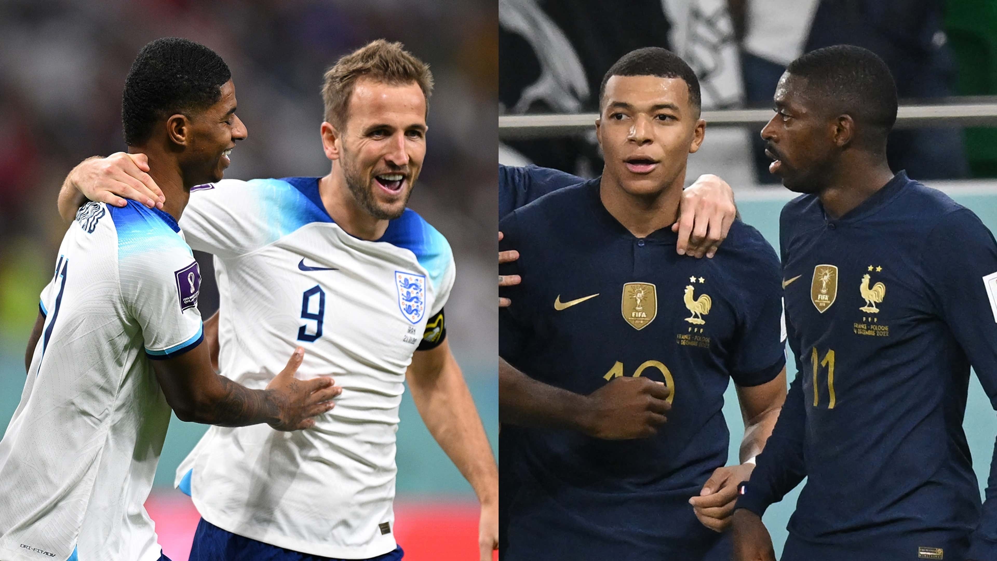 Inglaterra 1 x 2 França  Quartas de Finais da Copa do Mundo 2022