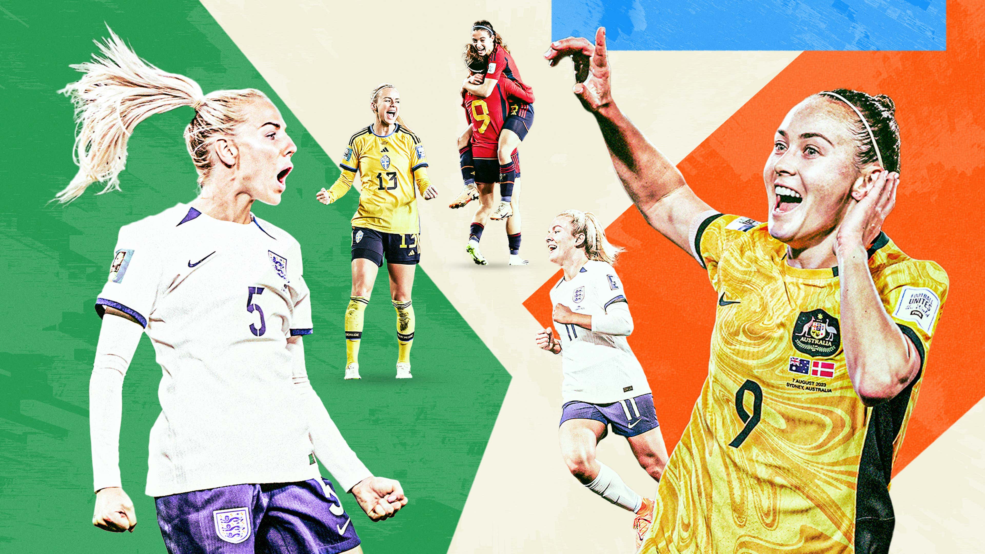 Women's World Cup team of the tournament graphic
