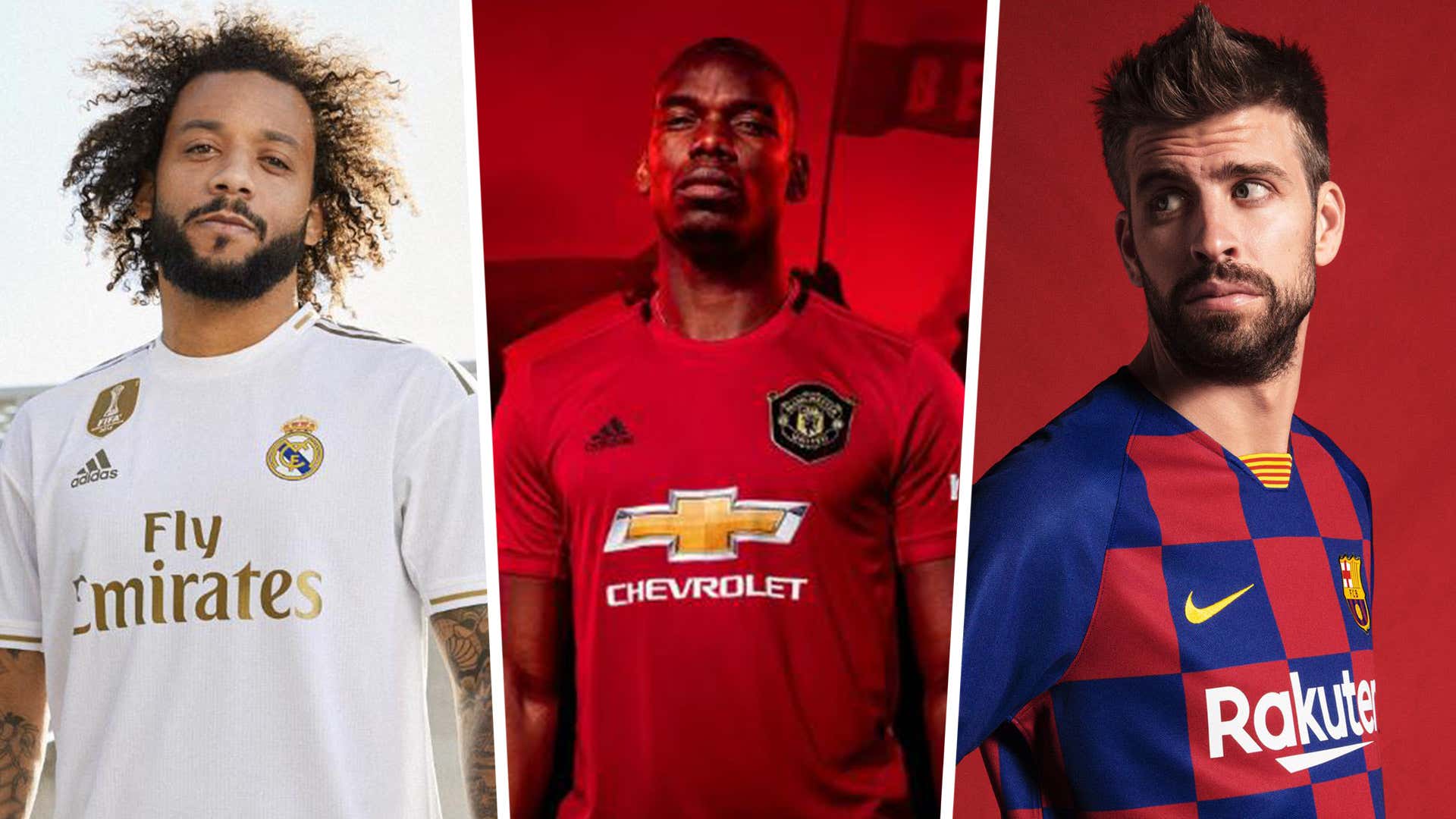 New 2019 20 Football Kits Real Madrid Manchester United Barcelona And All The Top Clubs Shirts