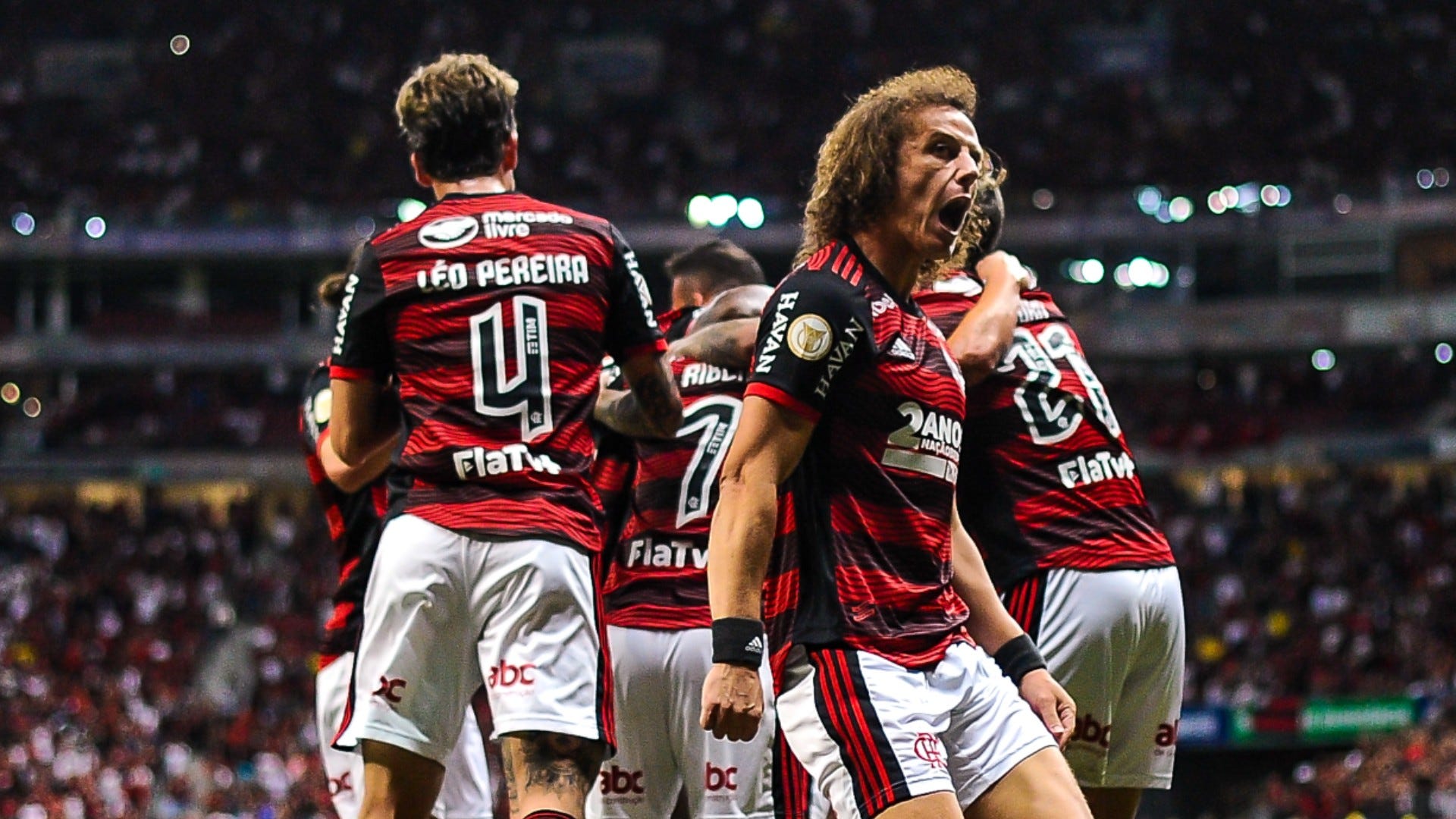 David Luiz Flamengo Juventude Brasileirão 20 07 2022