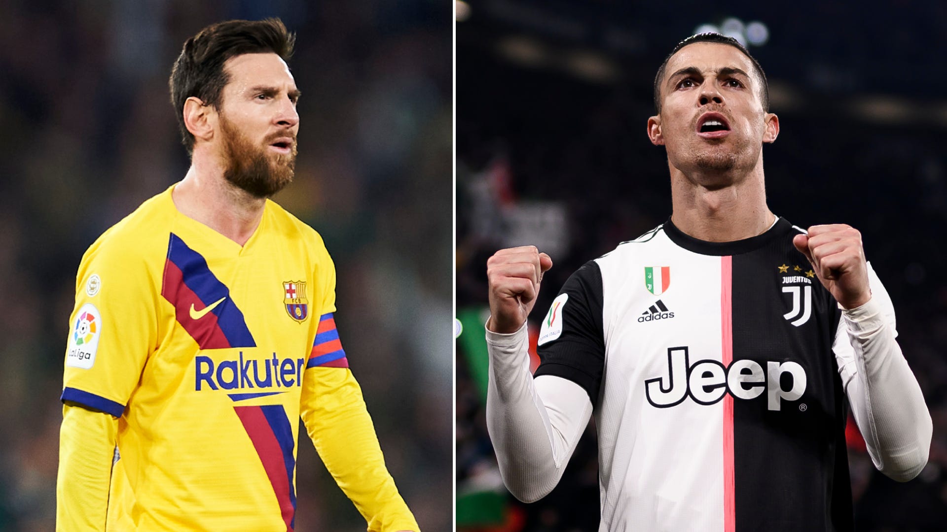 Lionel Messi/Cristiano Ronaldo split 2019-20