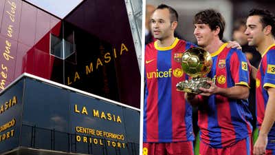 La Masia Andres Iniesta Lionel Messi Xavi Barcelona