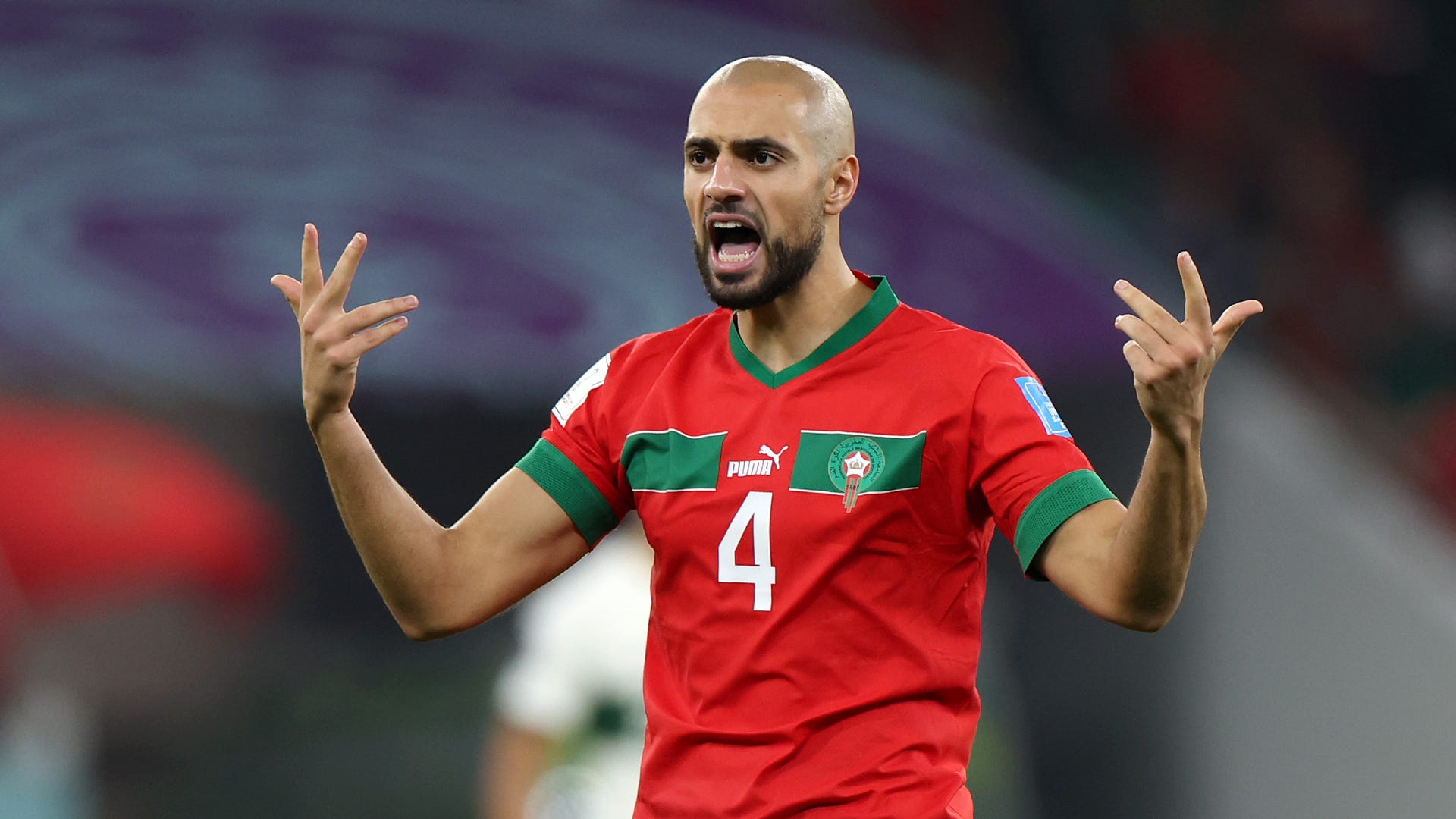 Sofyan Amrabat Morocco Portugal World Cup 2022