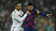 Lionel Messi Sergio Ramos Real Madrid vs Barcelona 2019-20