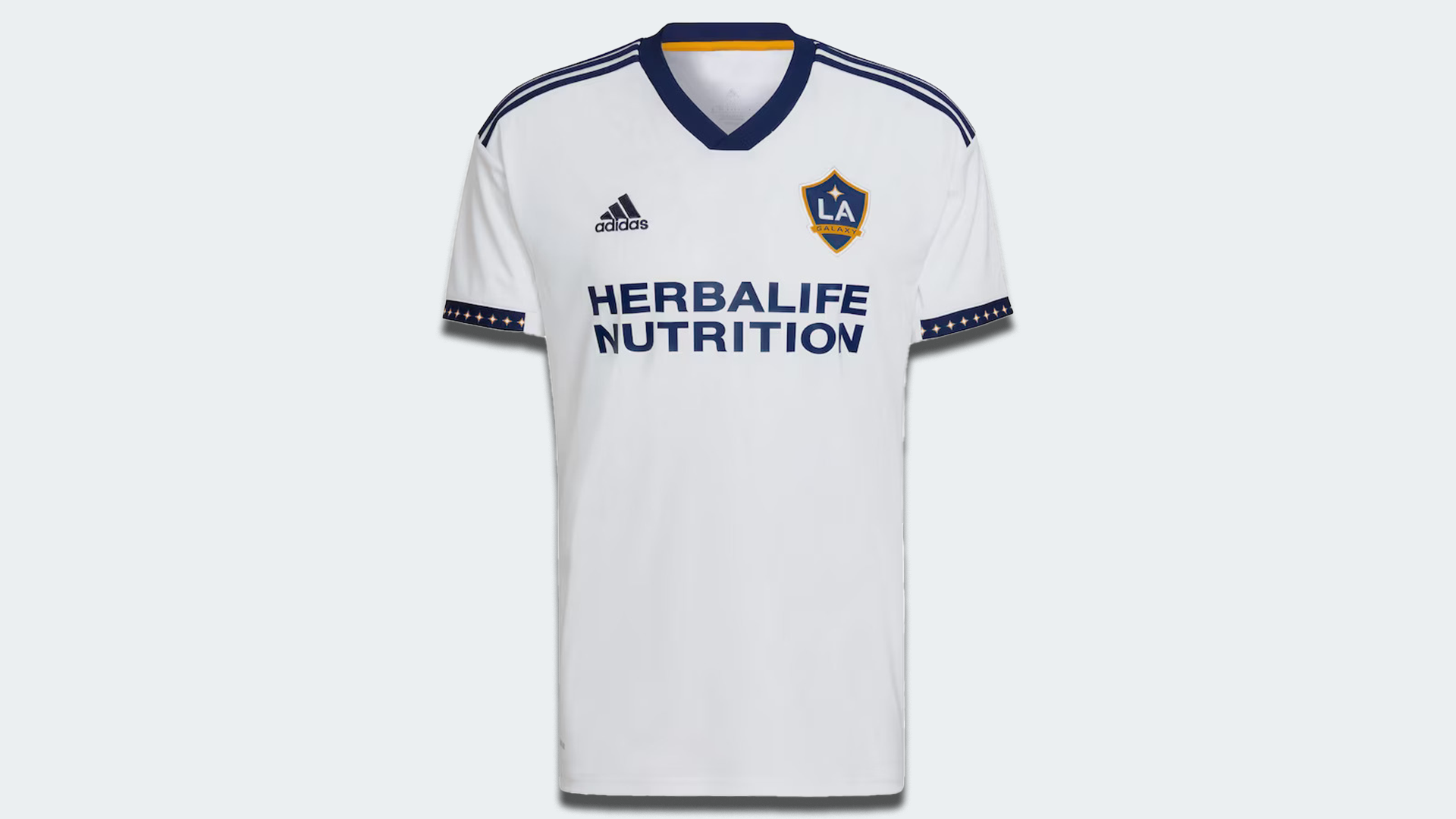 adidas 2022-23 LA Galaxy Home Jersey - White-Navy in 2023