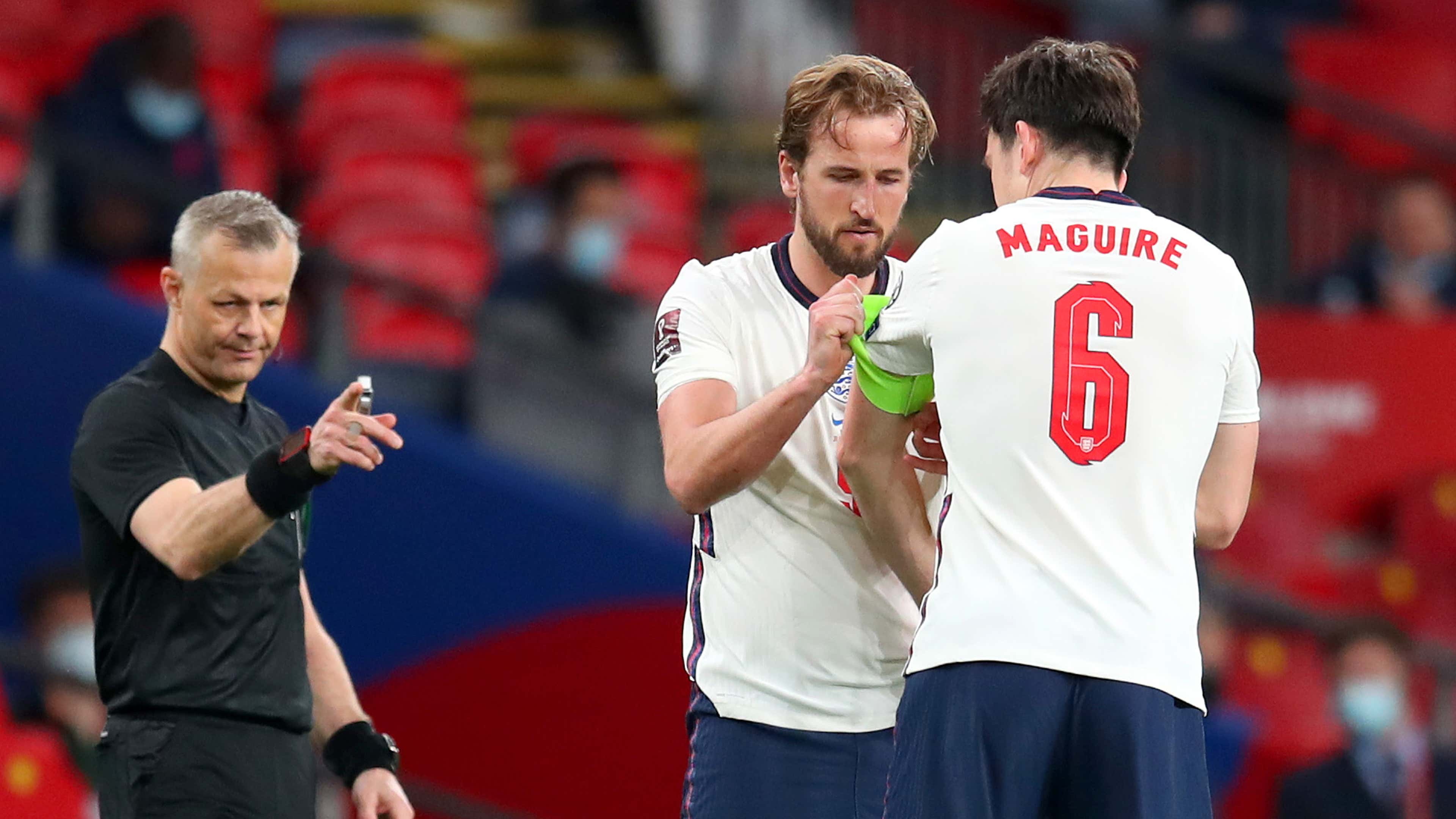Harry Kane, Harry Maguire, England 2021 WC Qualifiers