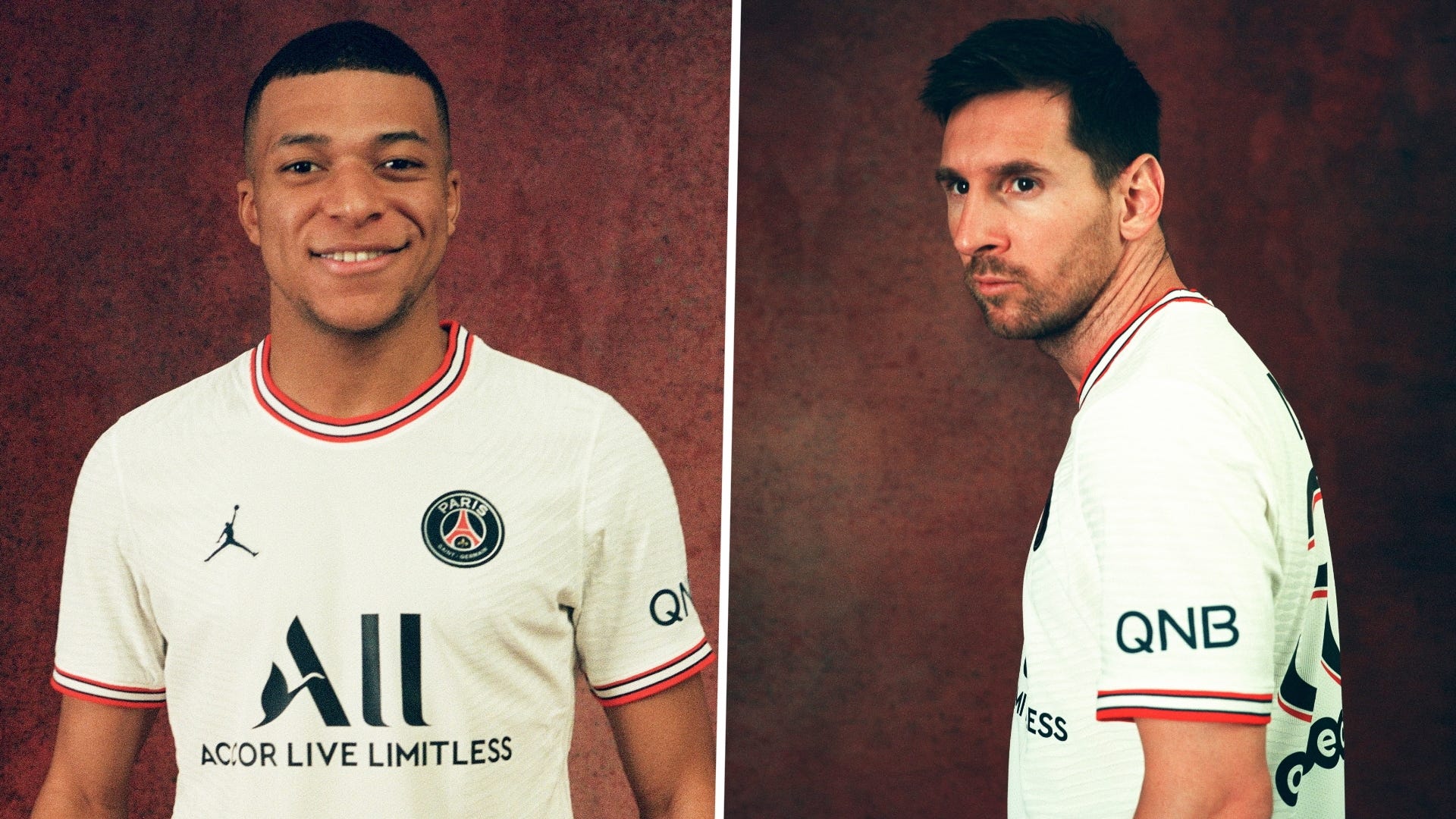 Messi & Mbappe model PSG's new Chicago Bulls-inspired kit as Jordan Brand  partnership continues