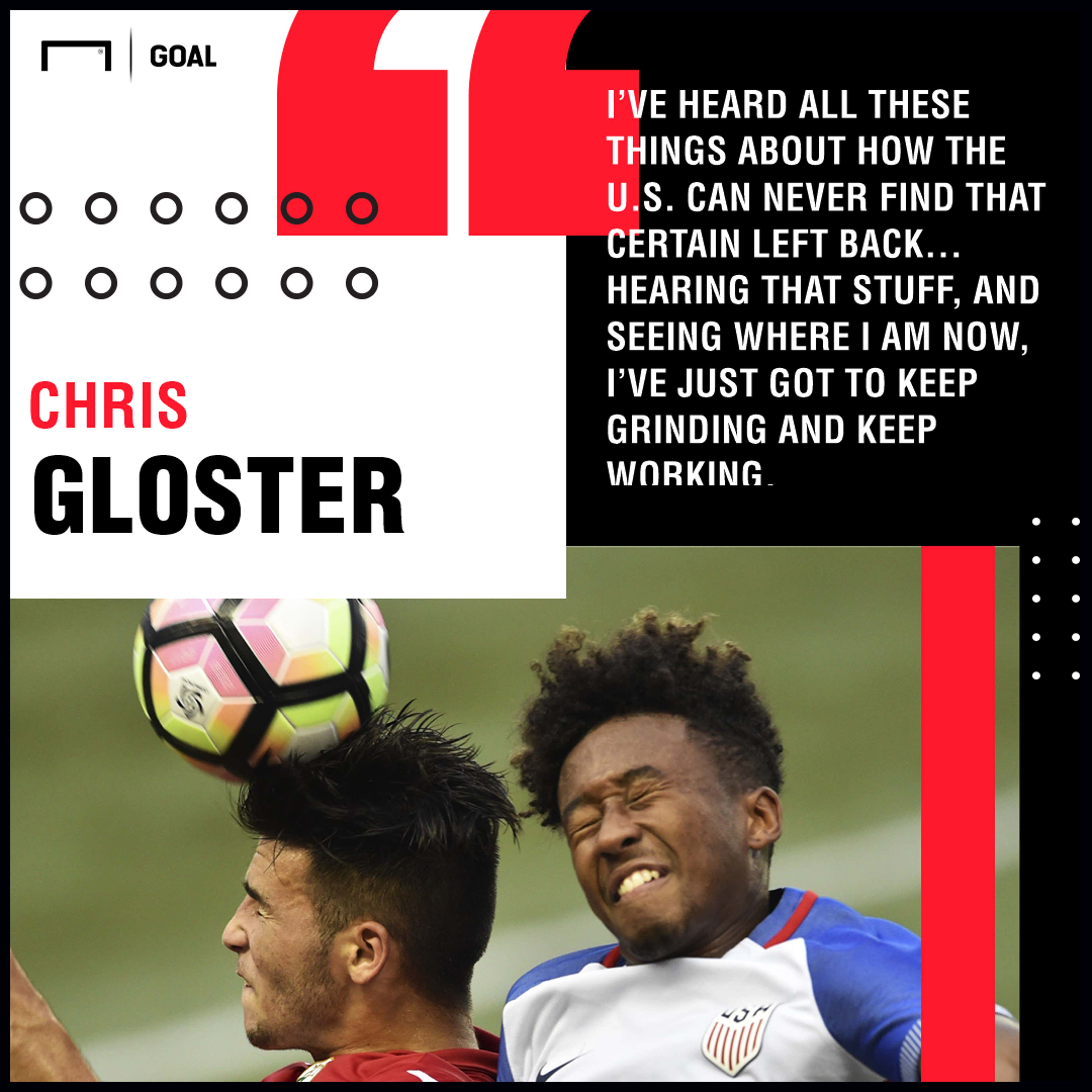 Chris Gloster quote GFX