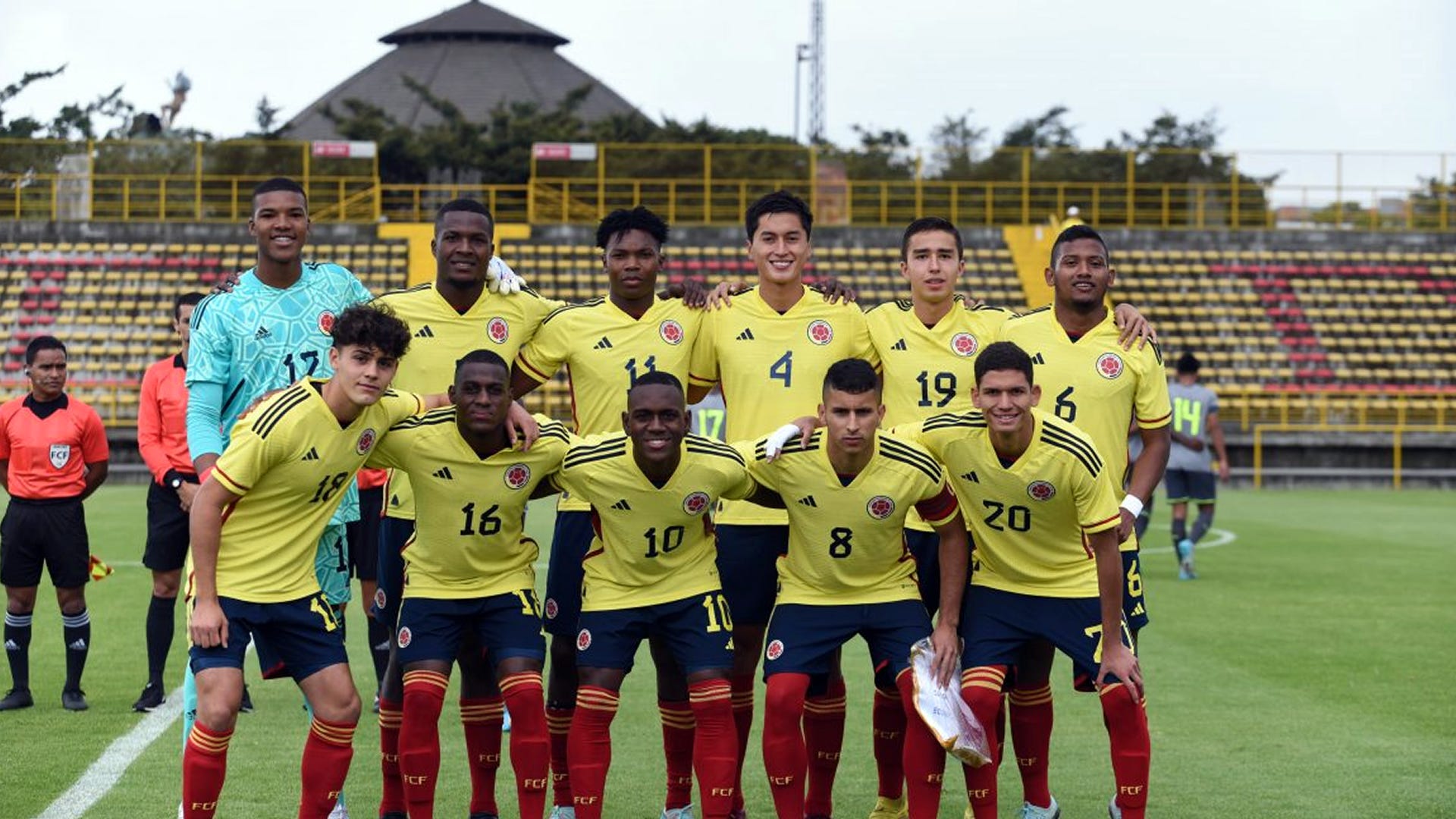 Colombia Sub 20 Selection Squad in the South American 2023, players