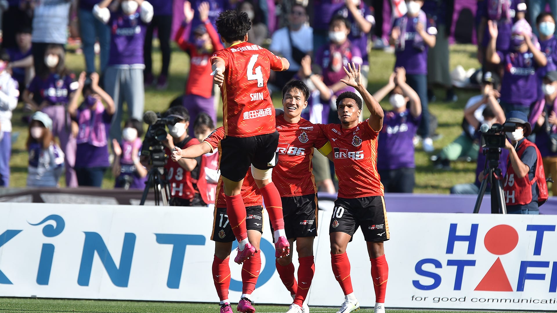名古屋グランパスが京都サンガf C に6発大勝 ルヴァン杯 プレーオフステージ結果一覧 Goal Com 日本