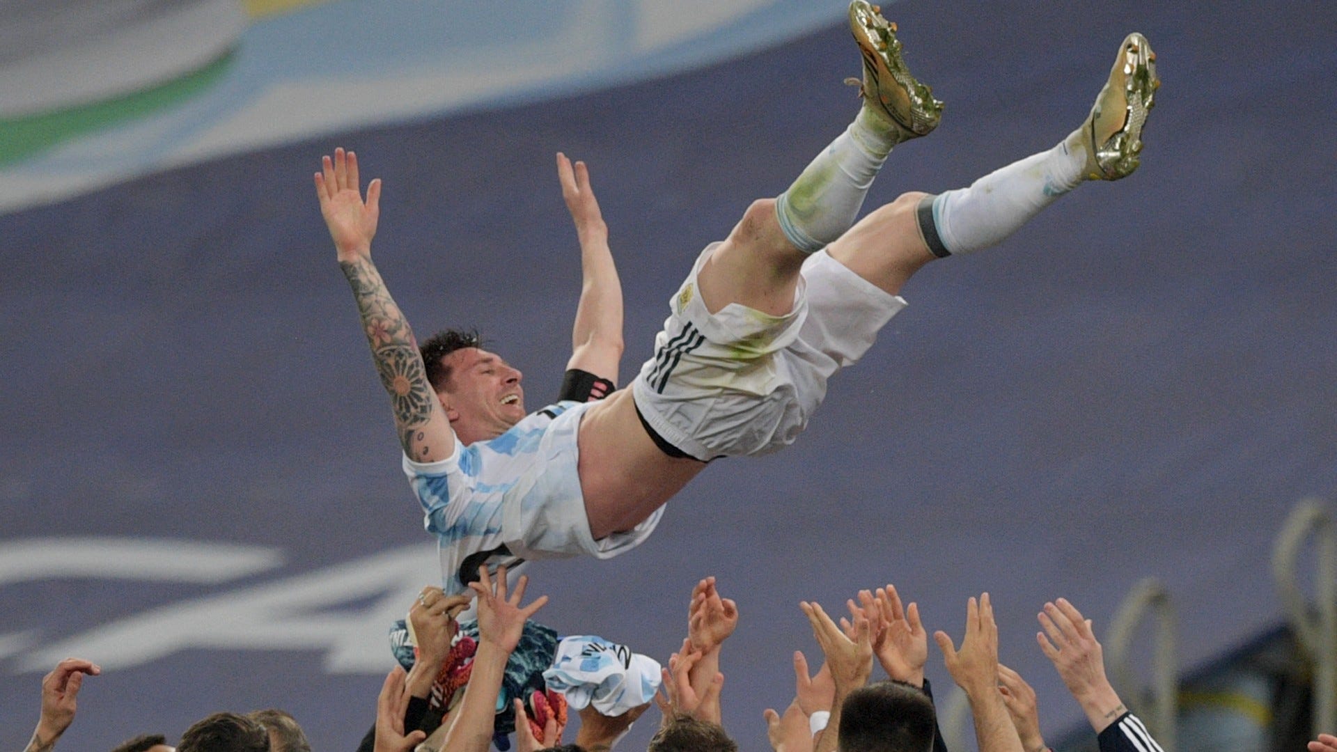Lionel Messi Argentina Brazil Copa America 10072021