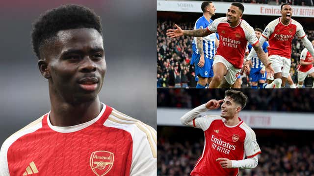Invincible at home! Arsenal set new unbeaten record under Mikel Arteta -  and longest run in five years - with victory over Brighton