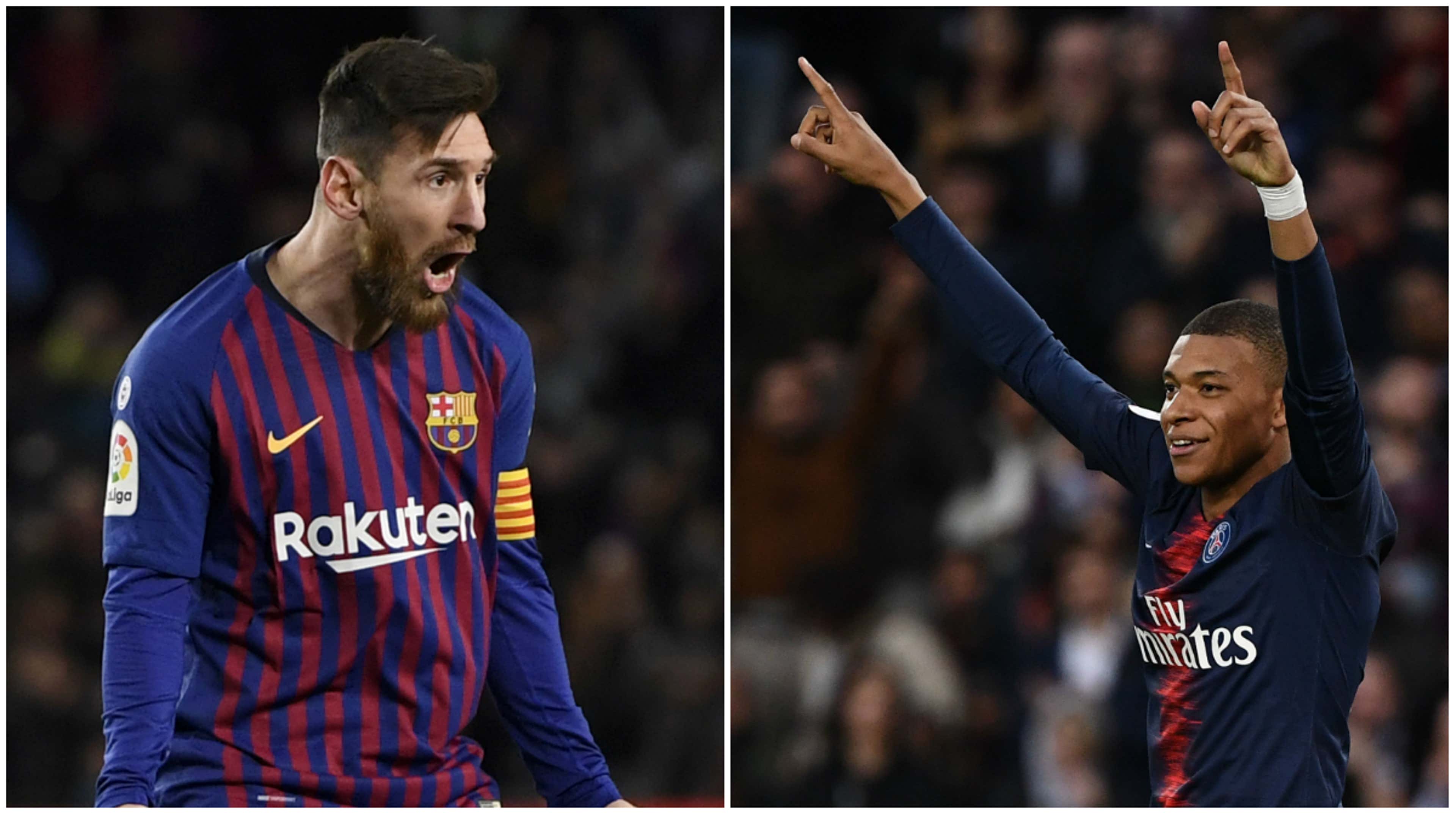 Messi/Mbappe split