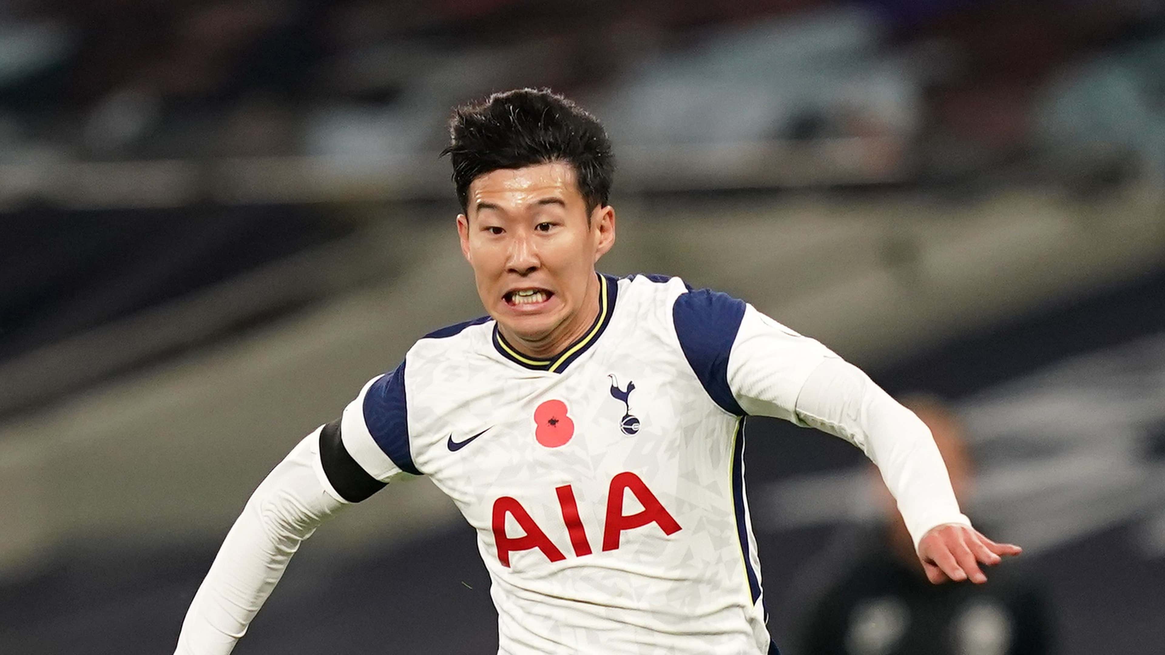Heung-min Son signed Tottenham 2020/21 shirt
