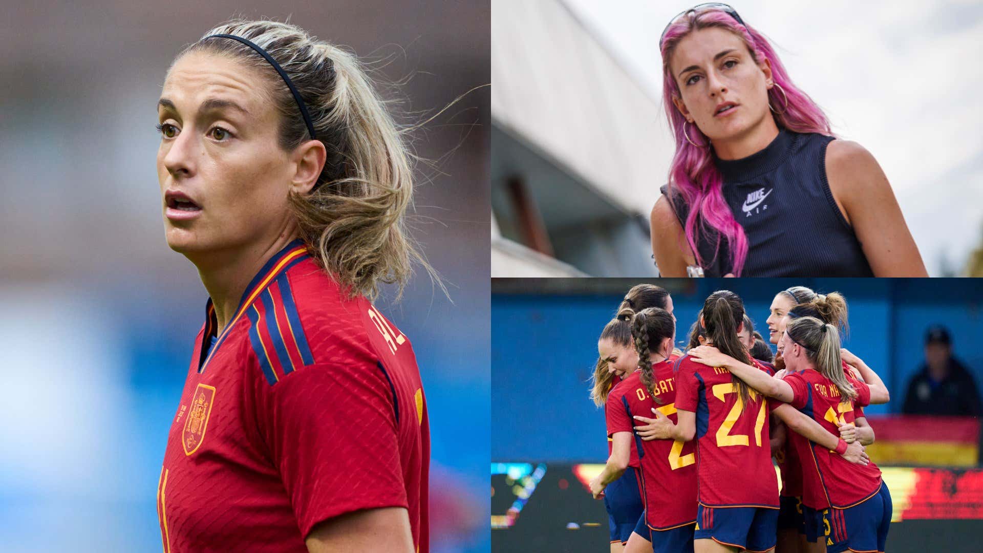 Alexia Putellas goes pink! Spain & Barcelona star shows off eye