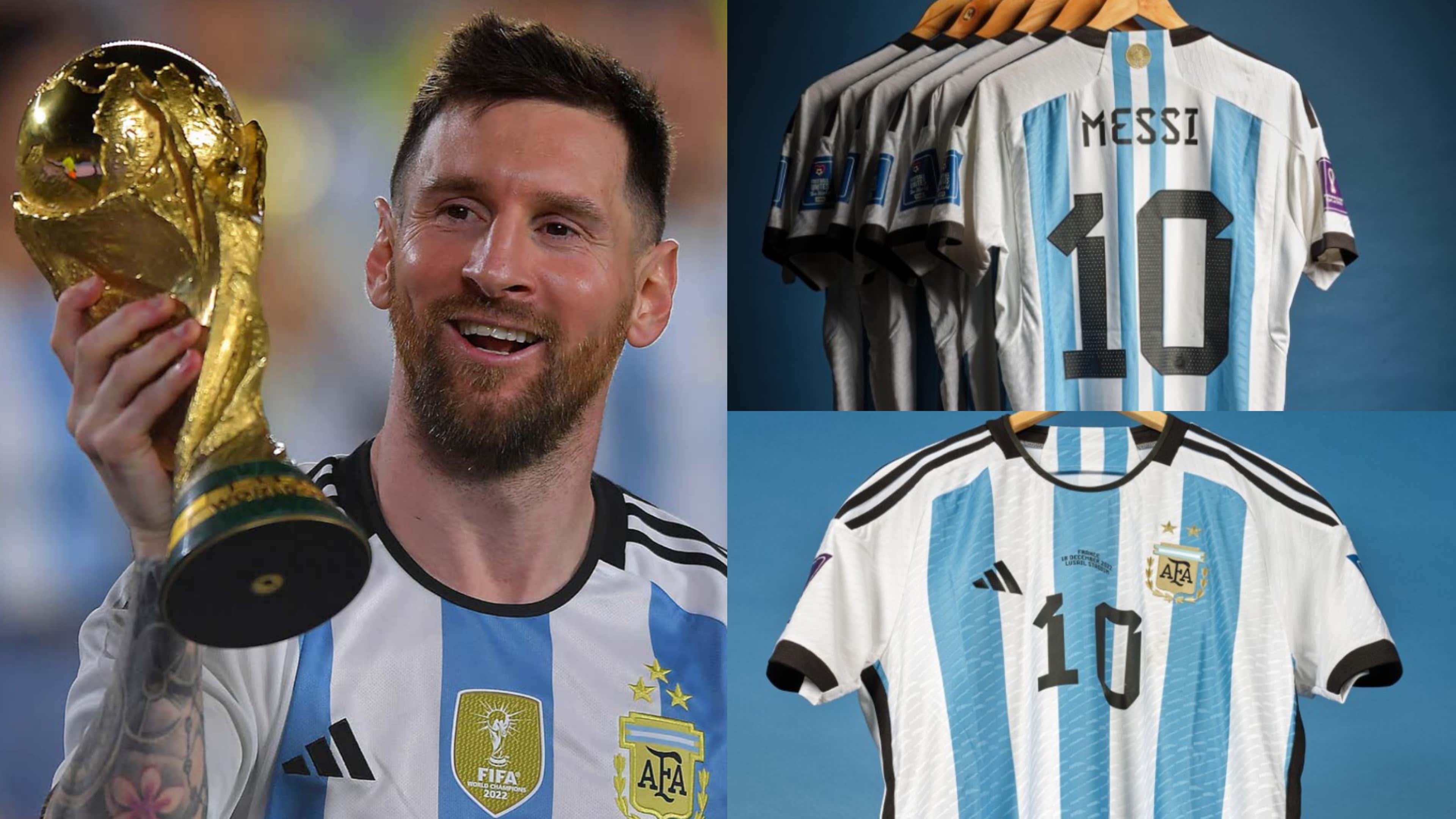 Ultimate Lionel Messi memorabilia for sale! World Cup final shirt